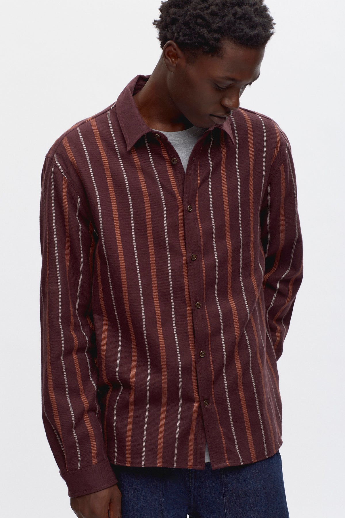 Abaza Shirt in Burgundy