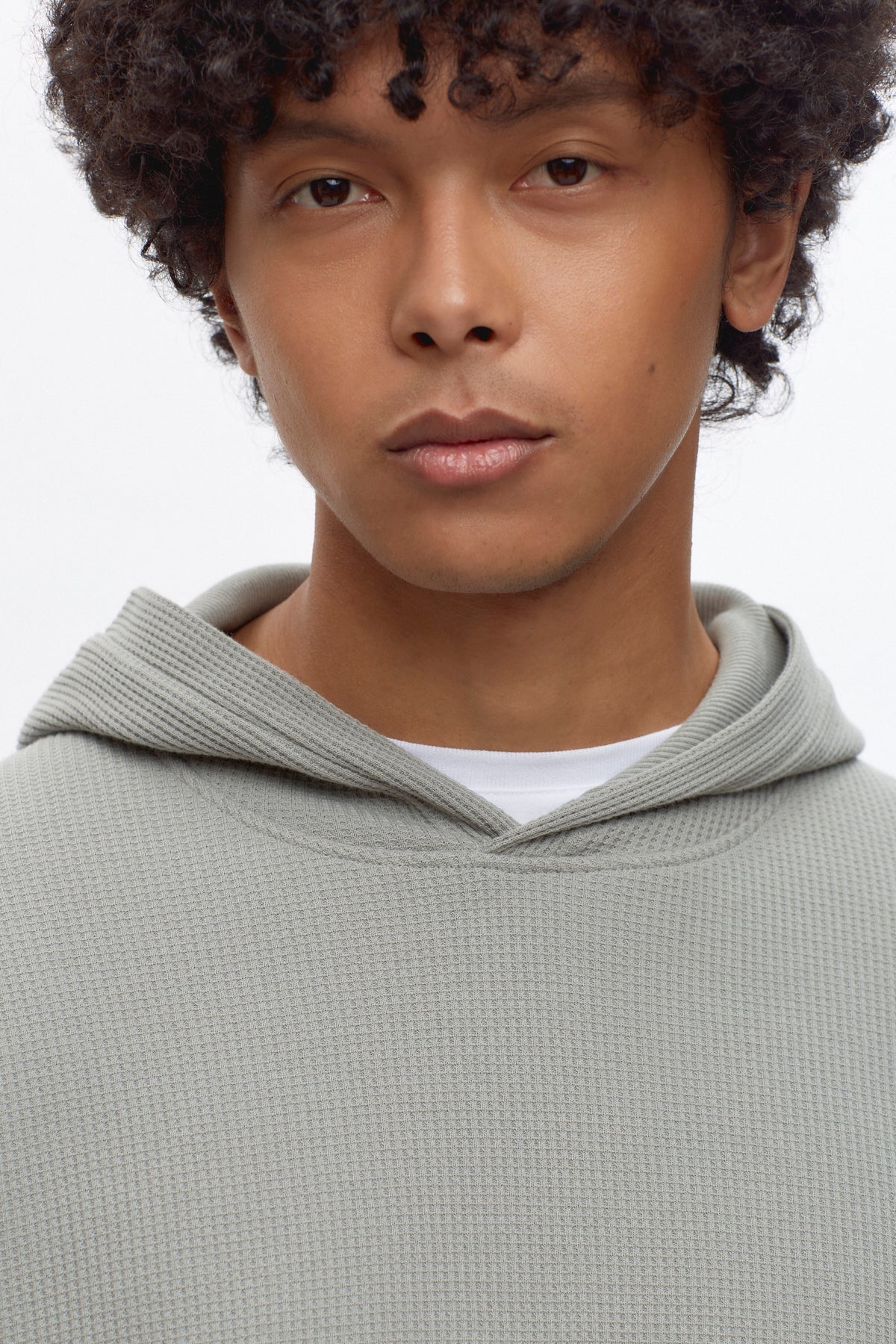 Atlas Hoodie in Neutral Grey