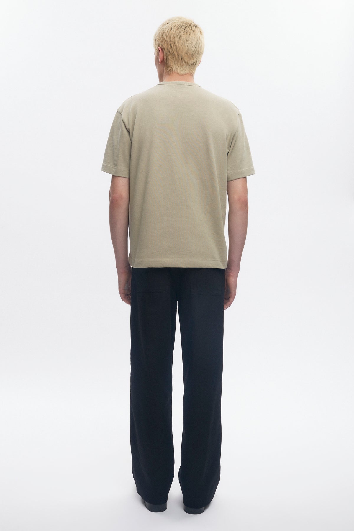 Men's Box Slub Tee in Desert