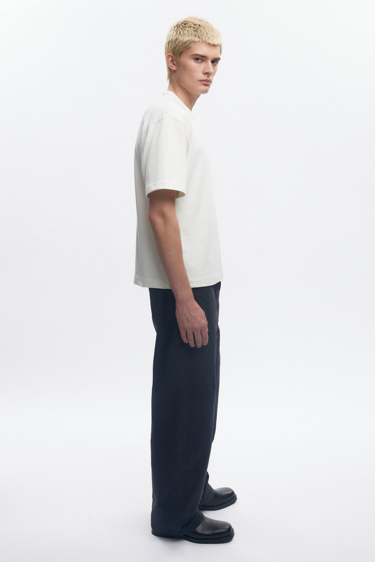 Men's Box Slub Tee in Marshmallow
