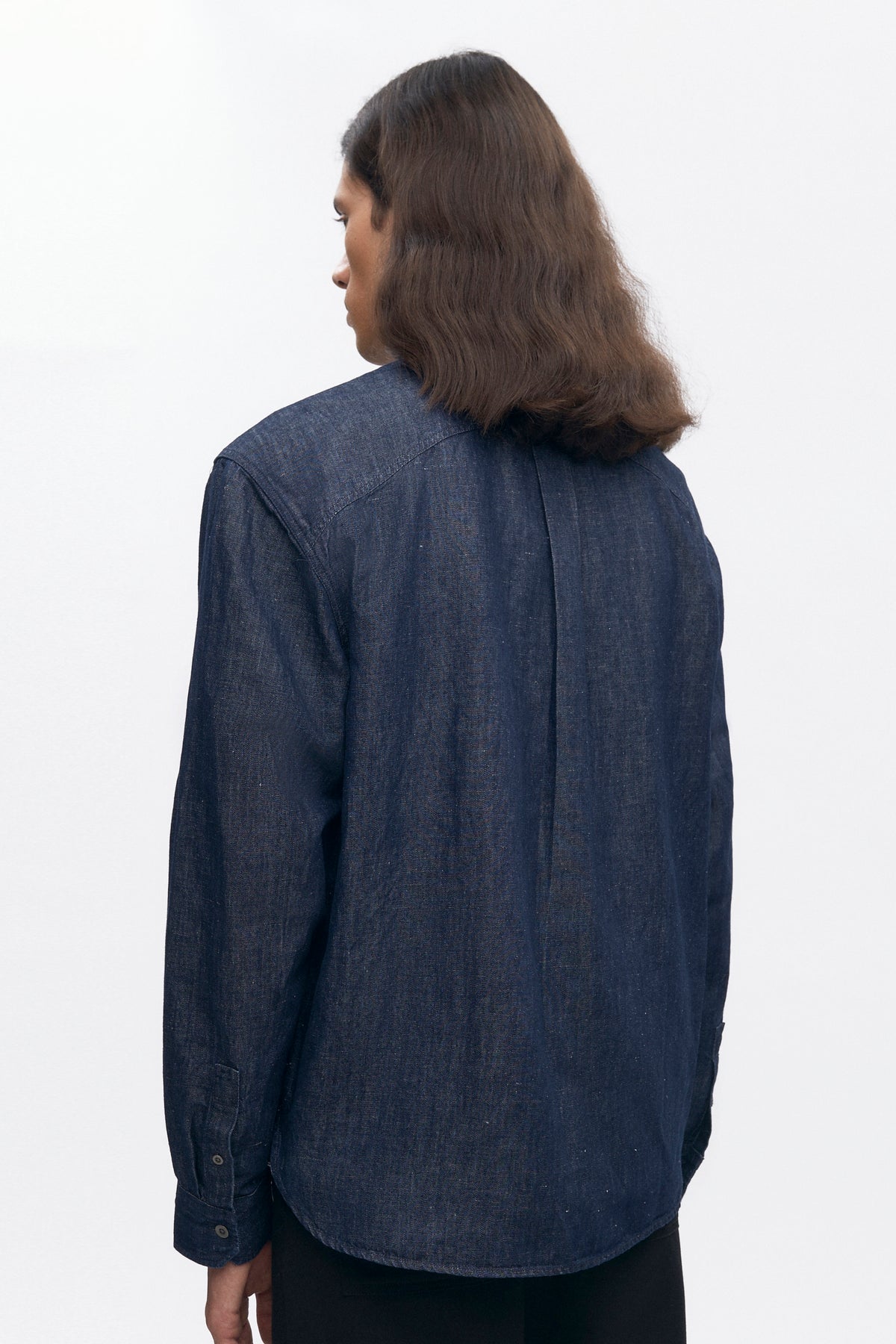 Chemise en chambray pour homme en rincez