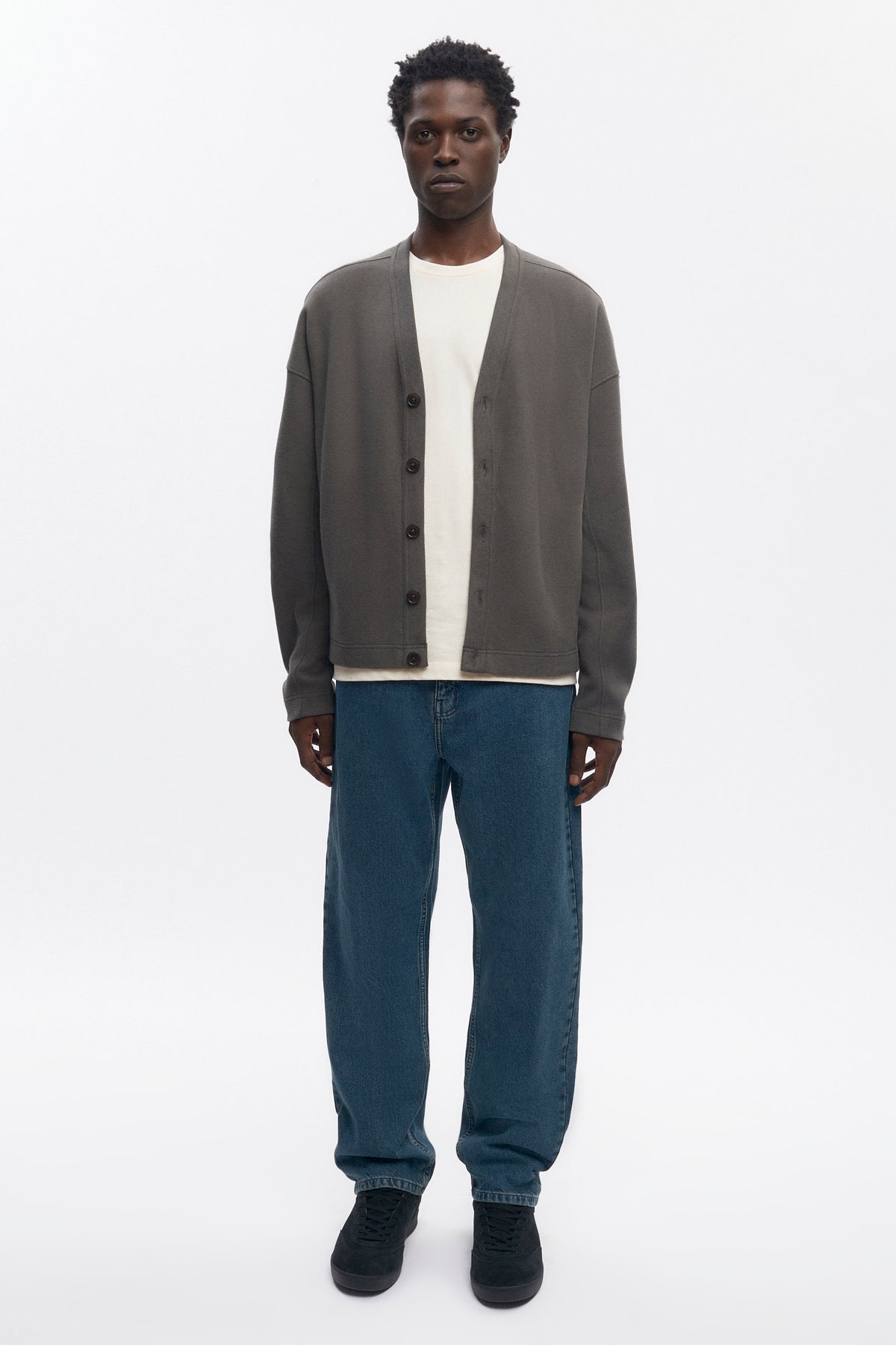 Cardigan confortable pour homme en béluga