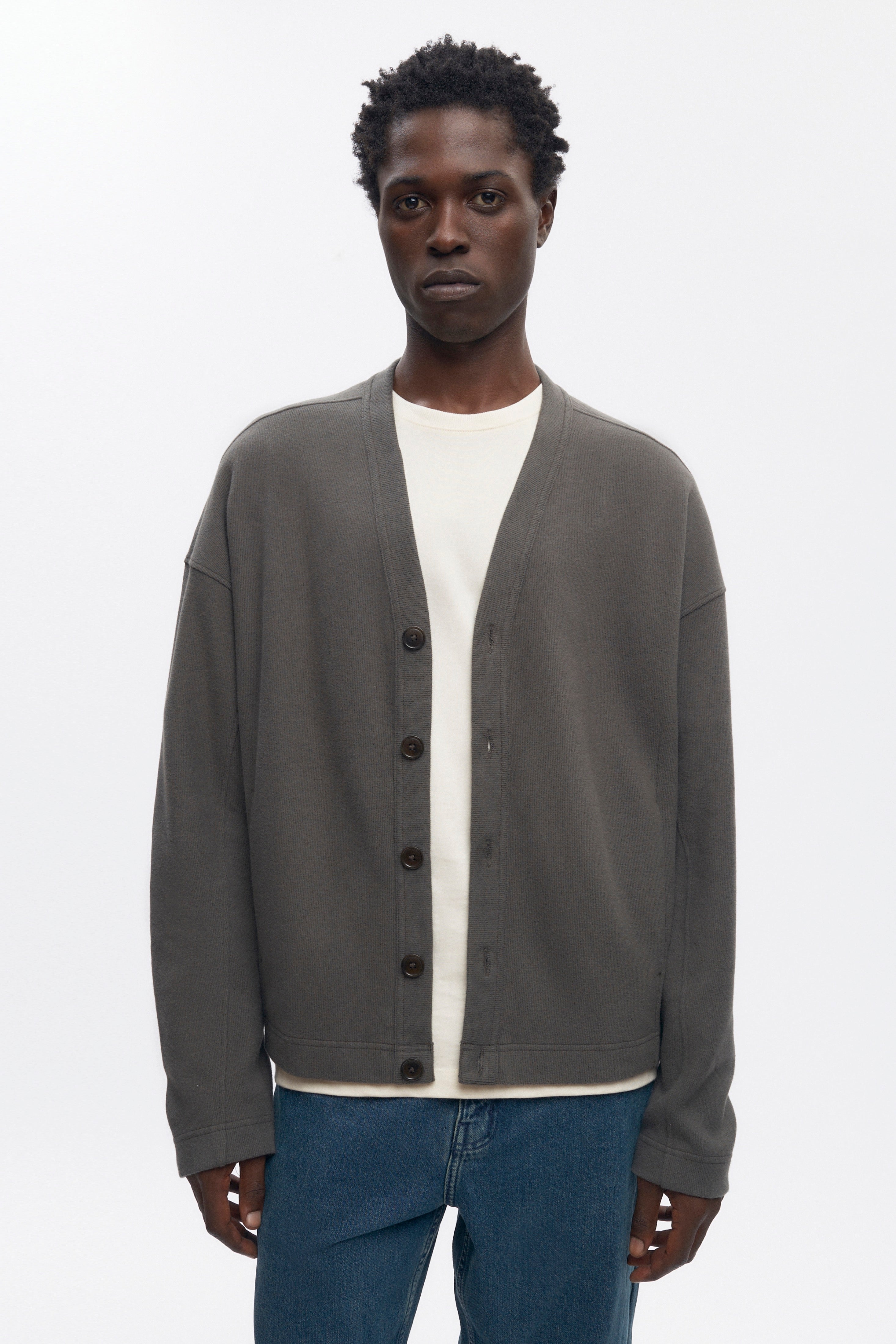 Cardigan confortable pour homme en béluga