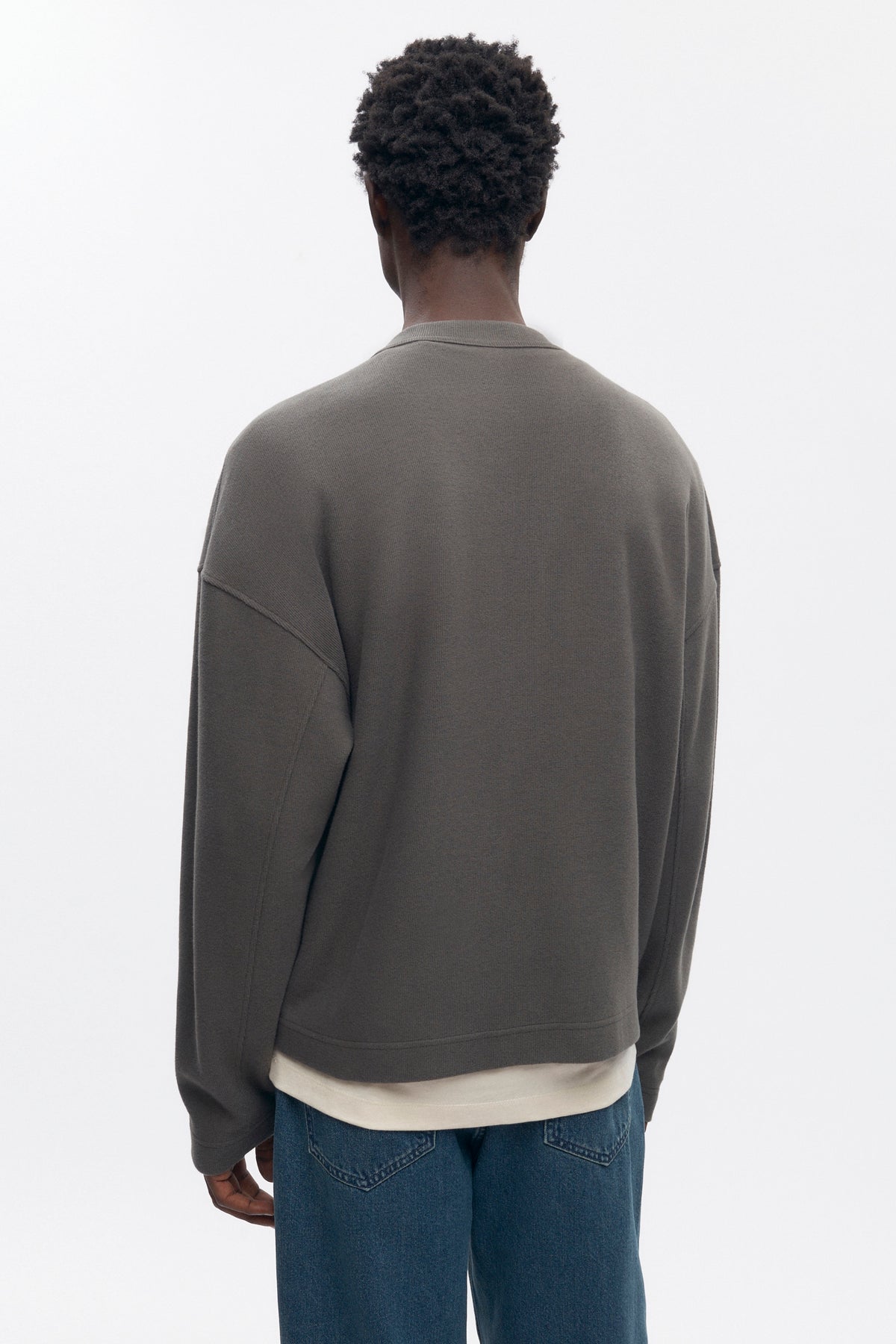 Cardigan confortable pour homme en béluga