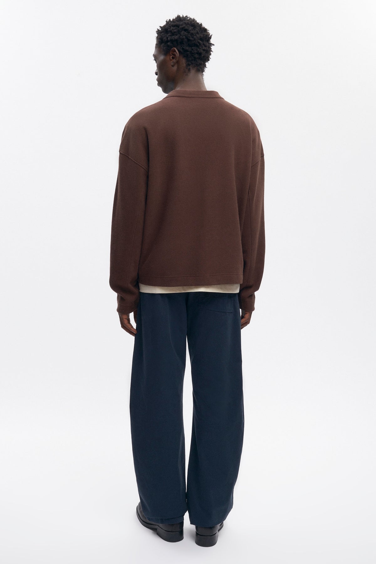 Cardigan confortable pour homme en graine de café