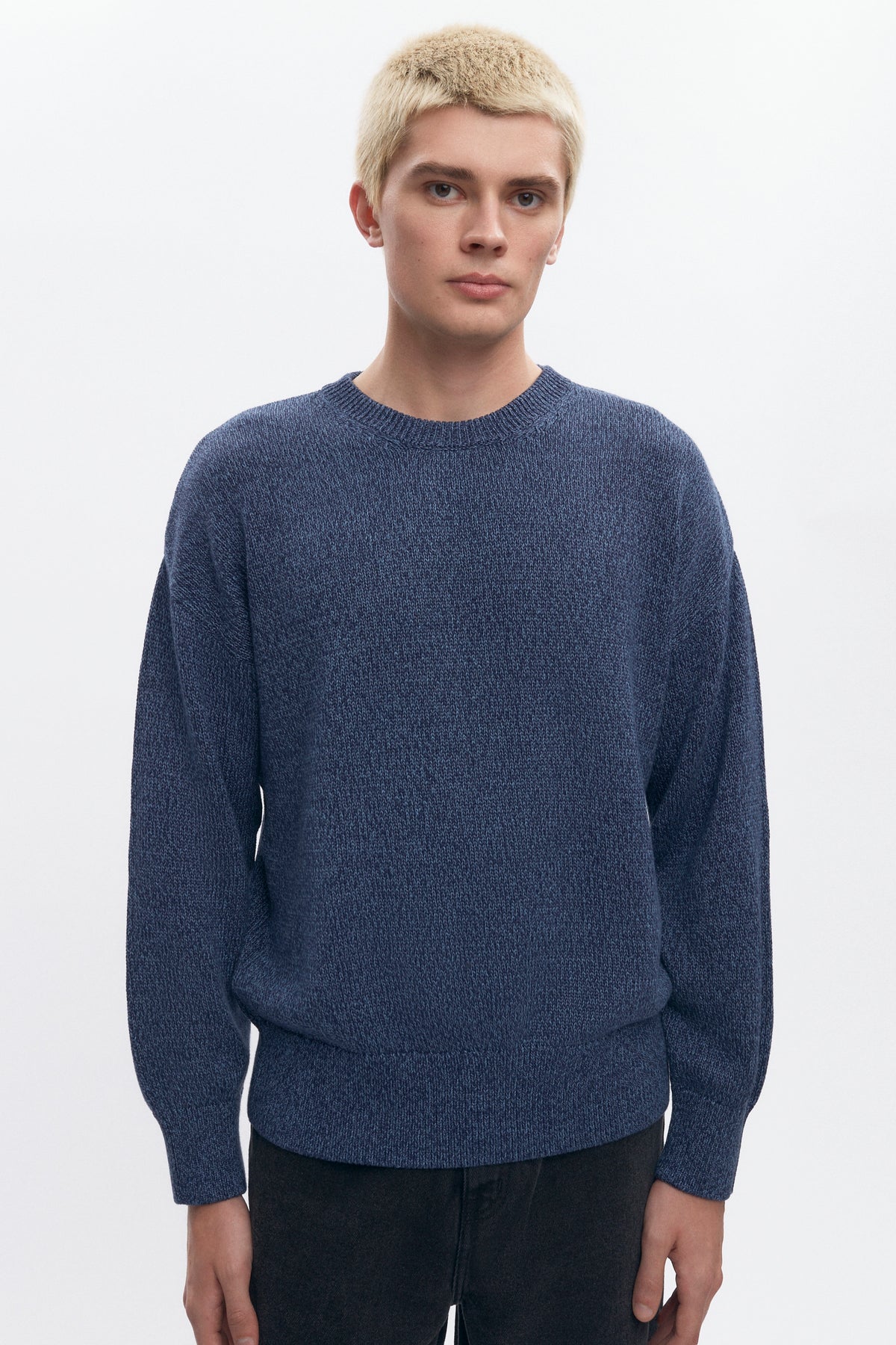 Men's Hamatah Sweater in Blue Melange
