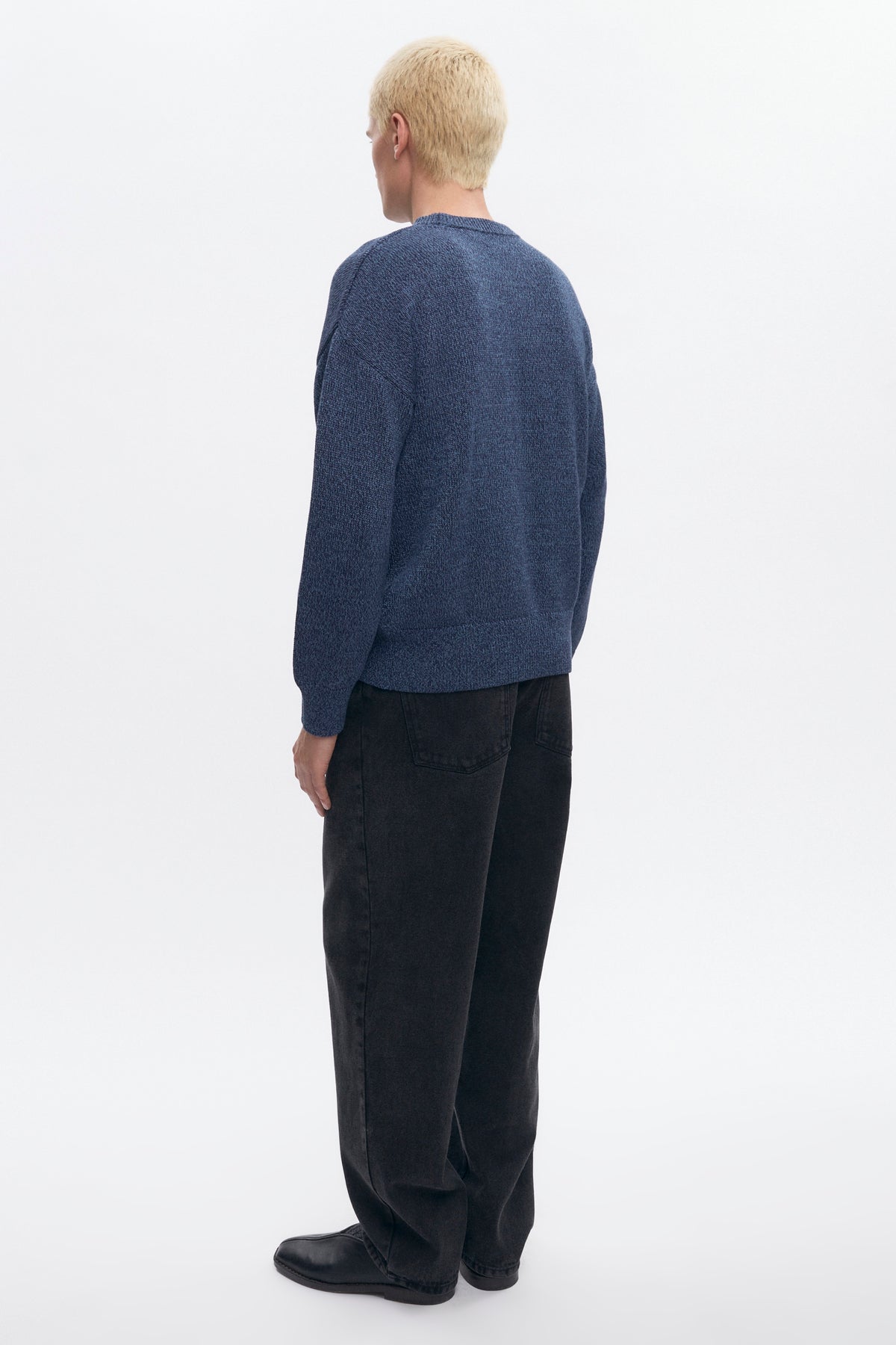 Men's Hamatah Sweater in Blue Melange