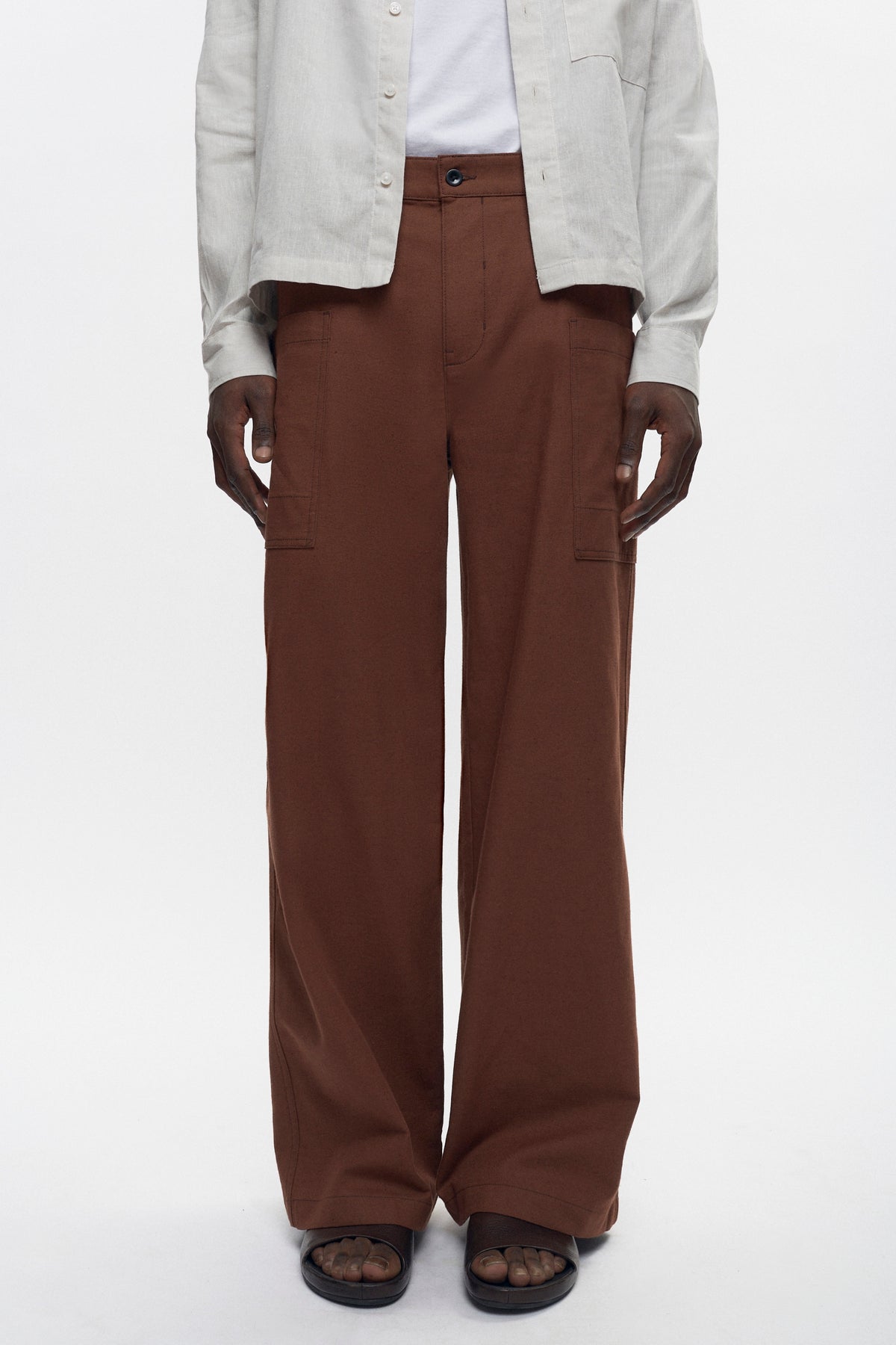 Pantalon à poches Harvest en cappuccino