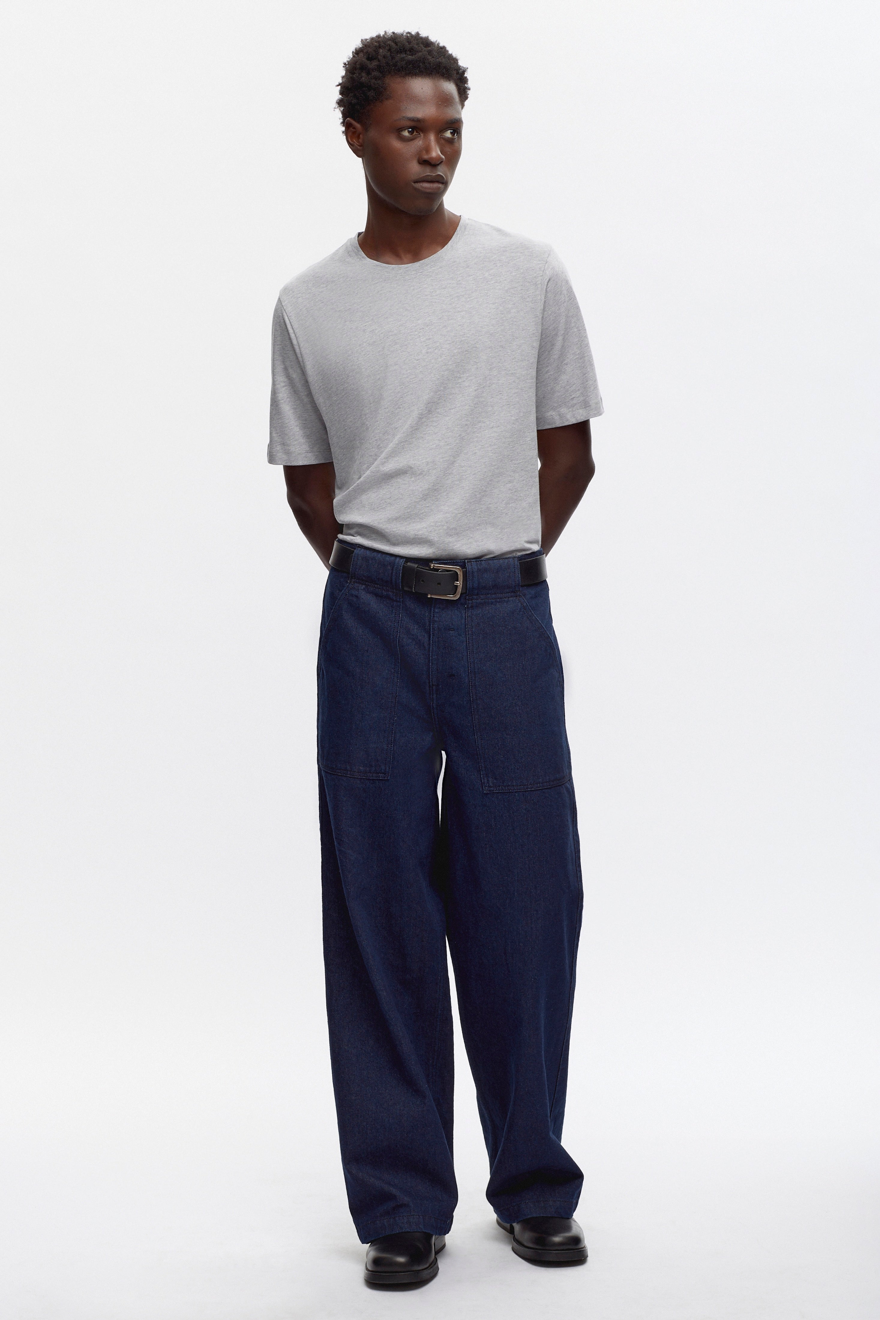 Jean Matai en denim rincé