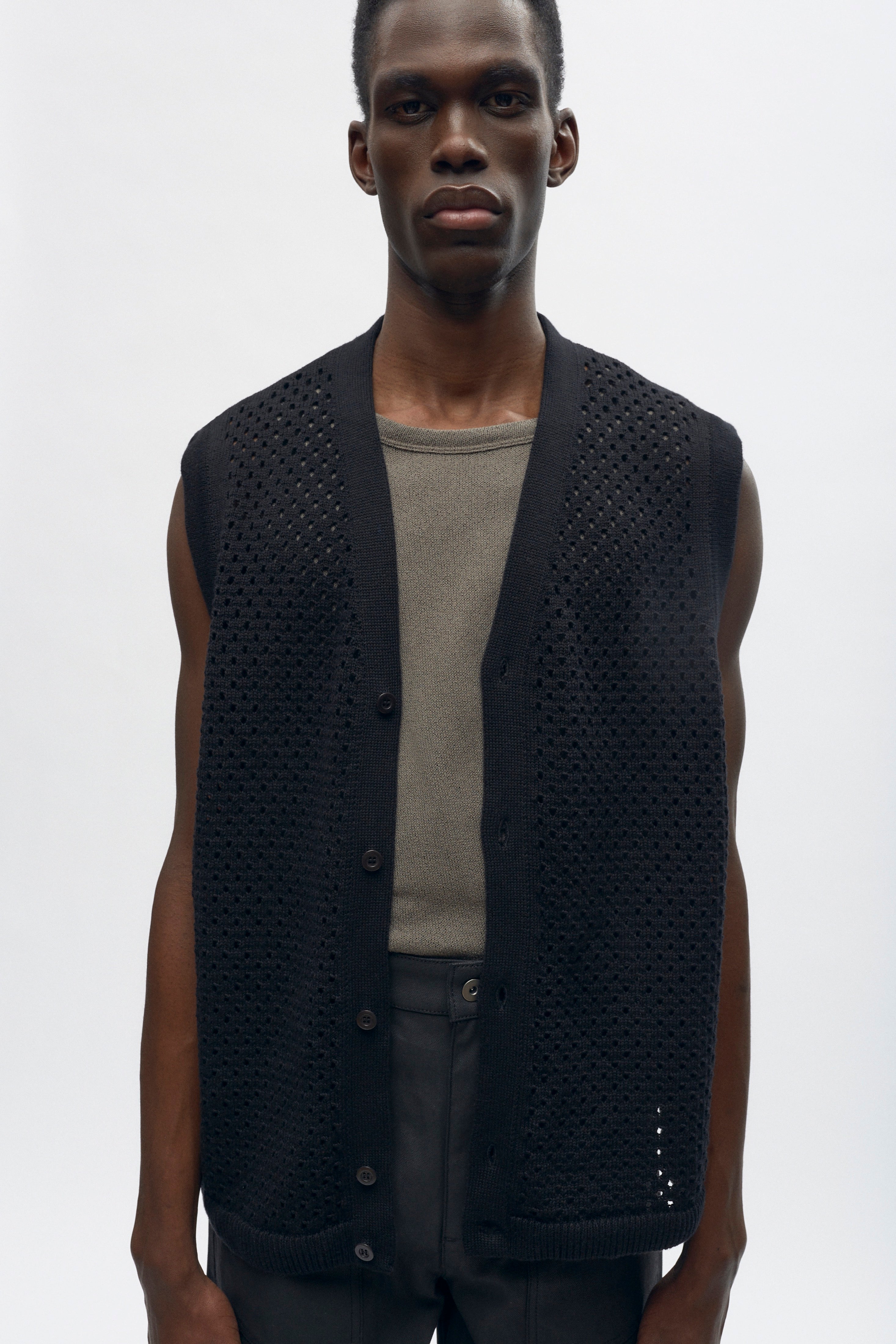 Gilet Mina en noir