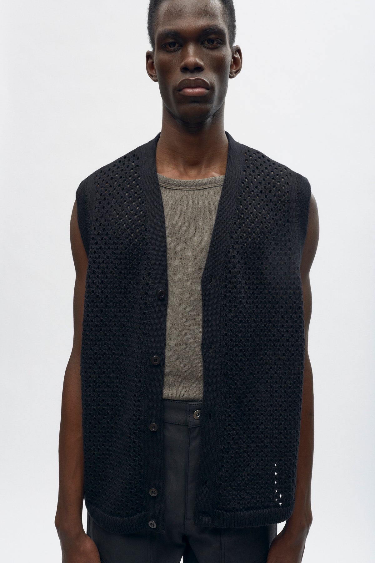 Gilet Mina en noir