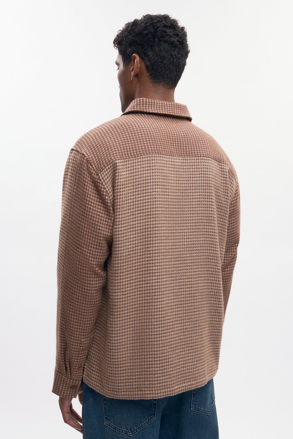Chemise Misr pour hommes en cacao mélangé