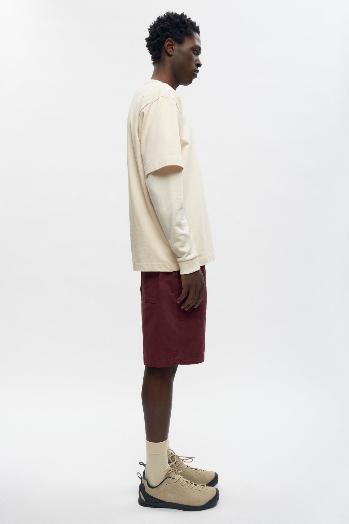 Short de plage Tefnut en prune