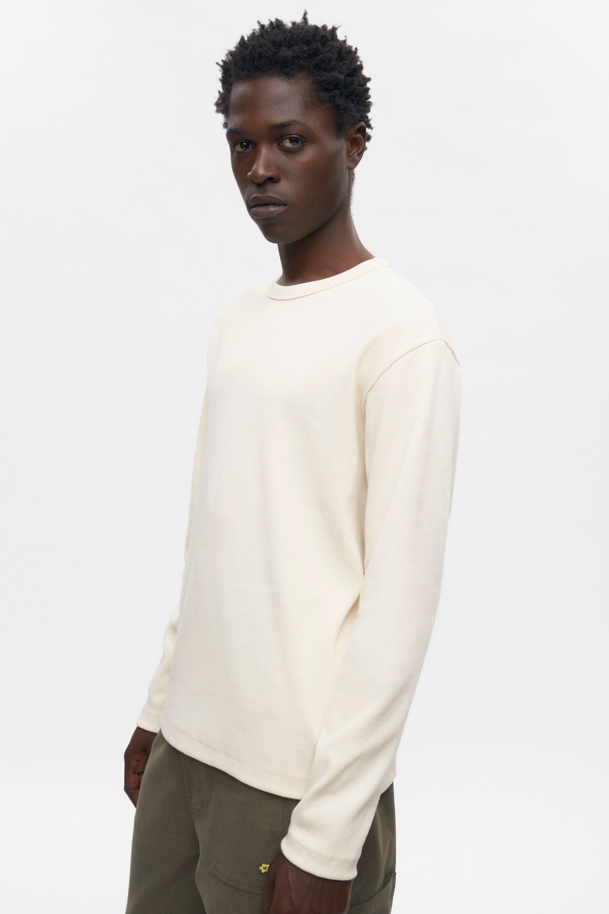 T-shirt à manches longues Thebes pour homme en naturel