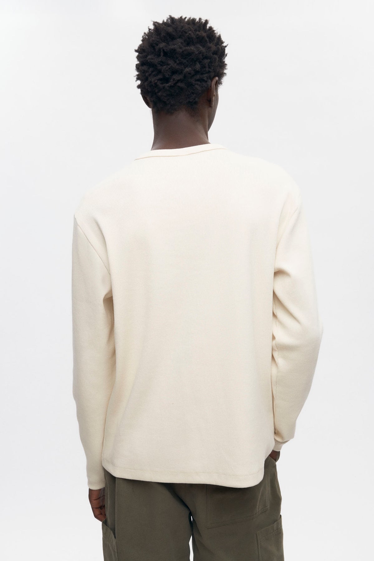 T-shirt à manches longues Thebes pour homme en naturel