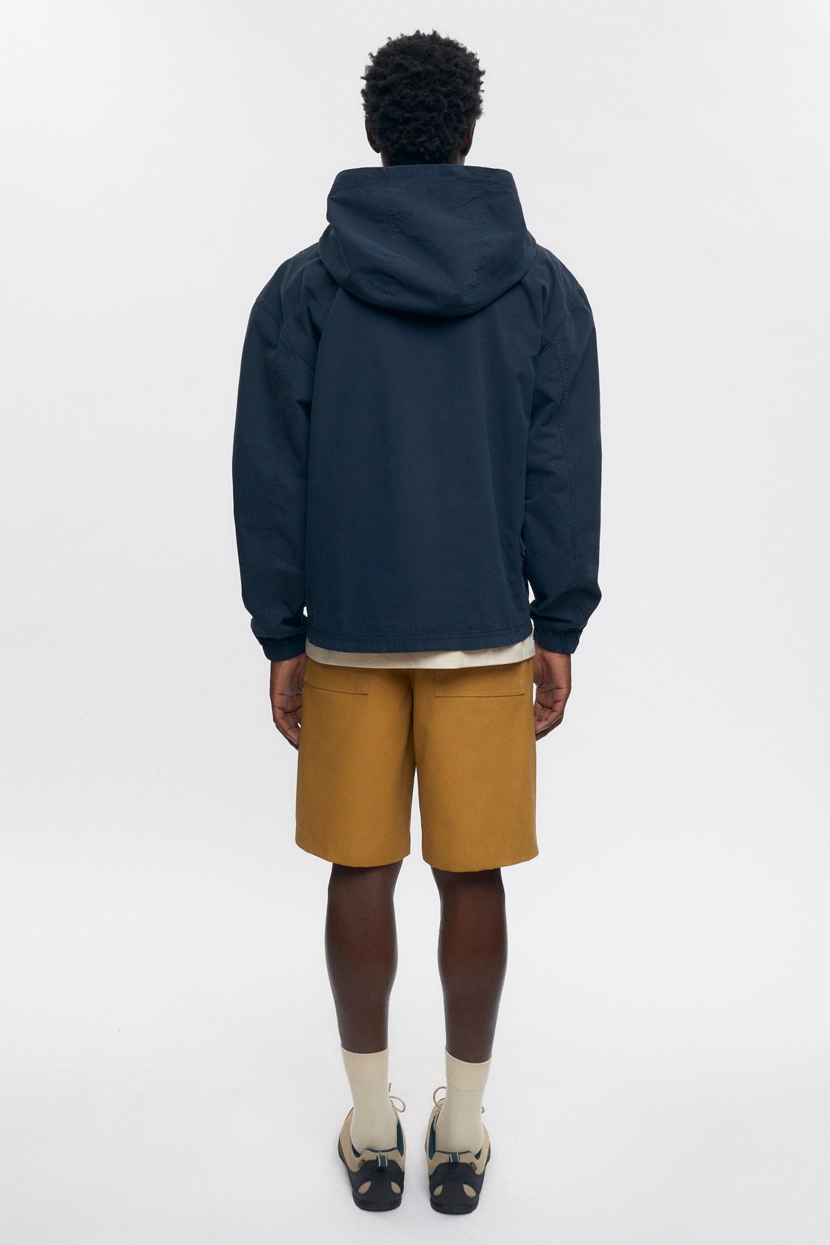 Short de travail en camel foncé