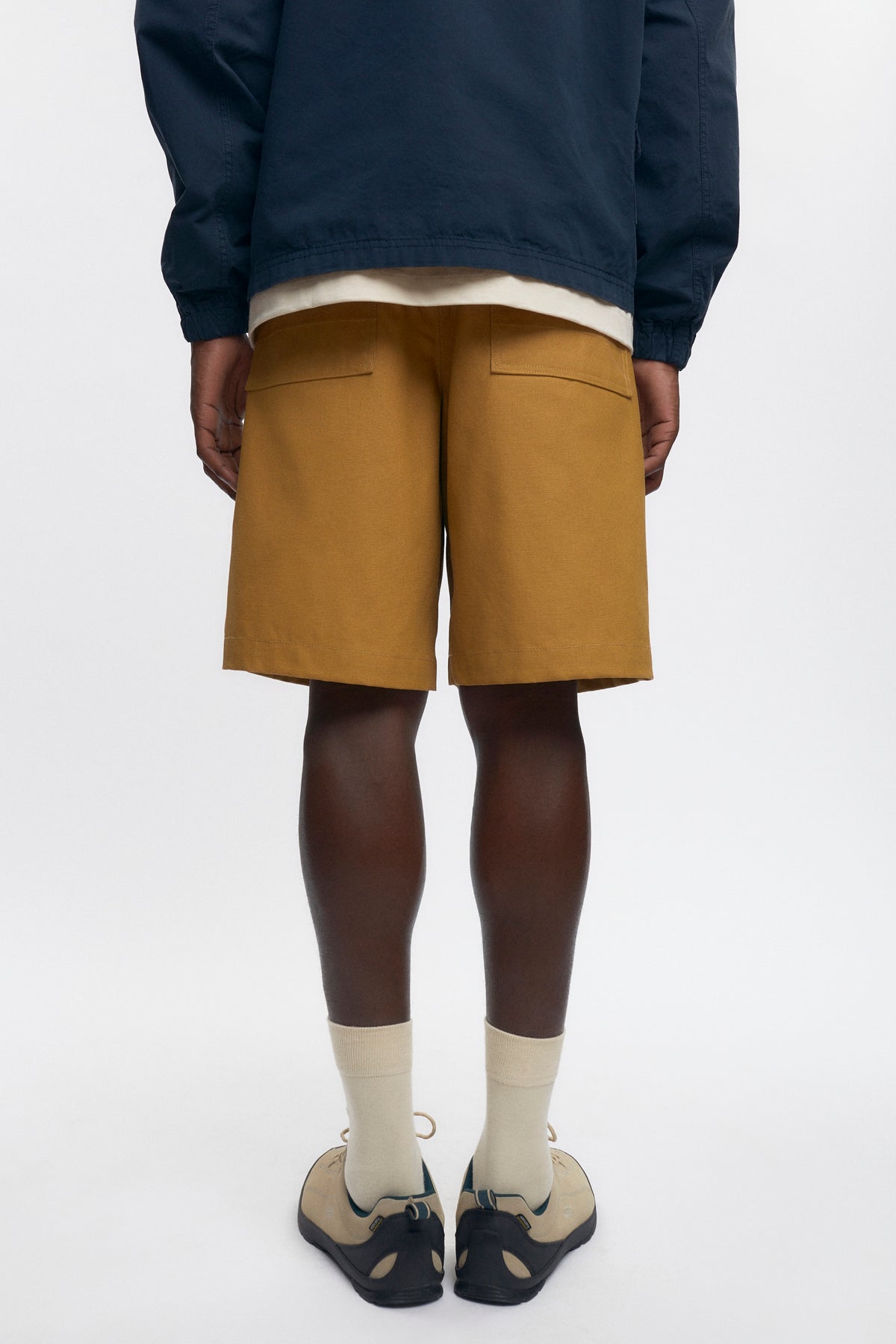 Short de travail en camel foncé