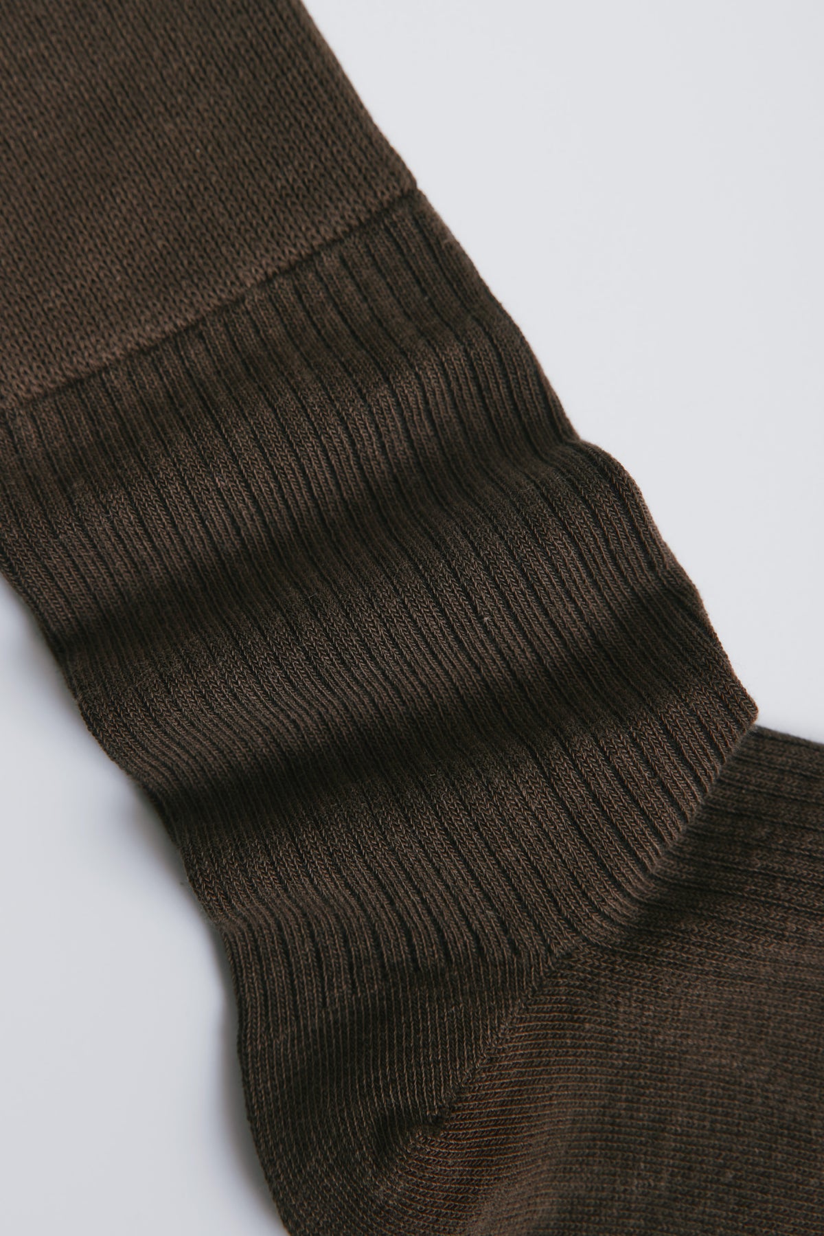Rib Socks in Walnut