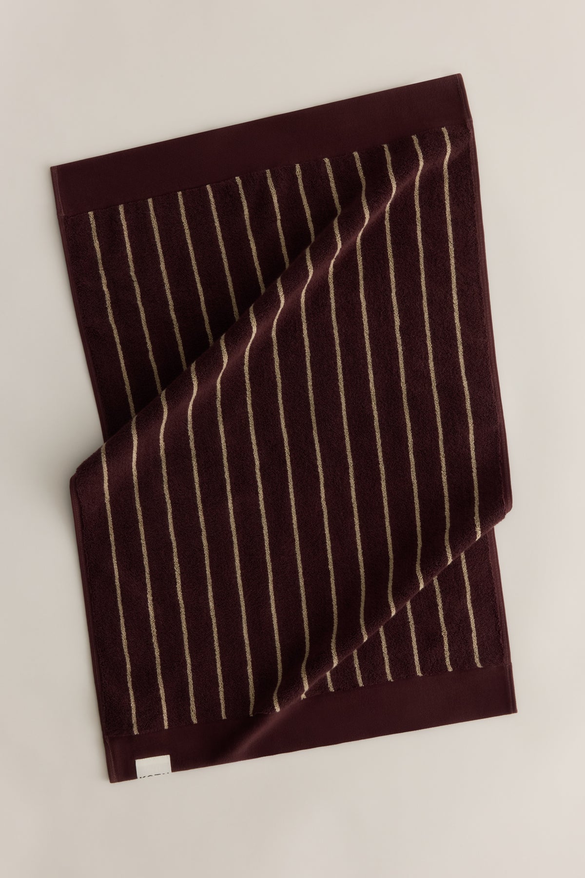 Egyptian Cotton Bath Mat in Chocolate Plum/Cashmere