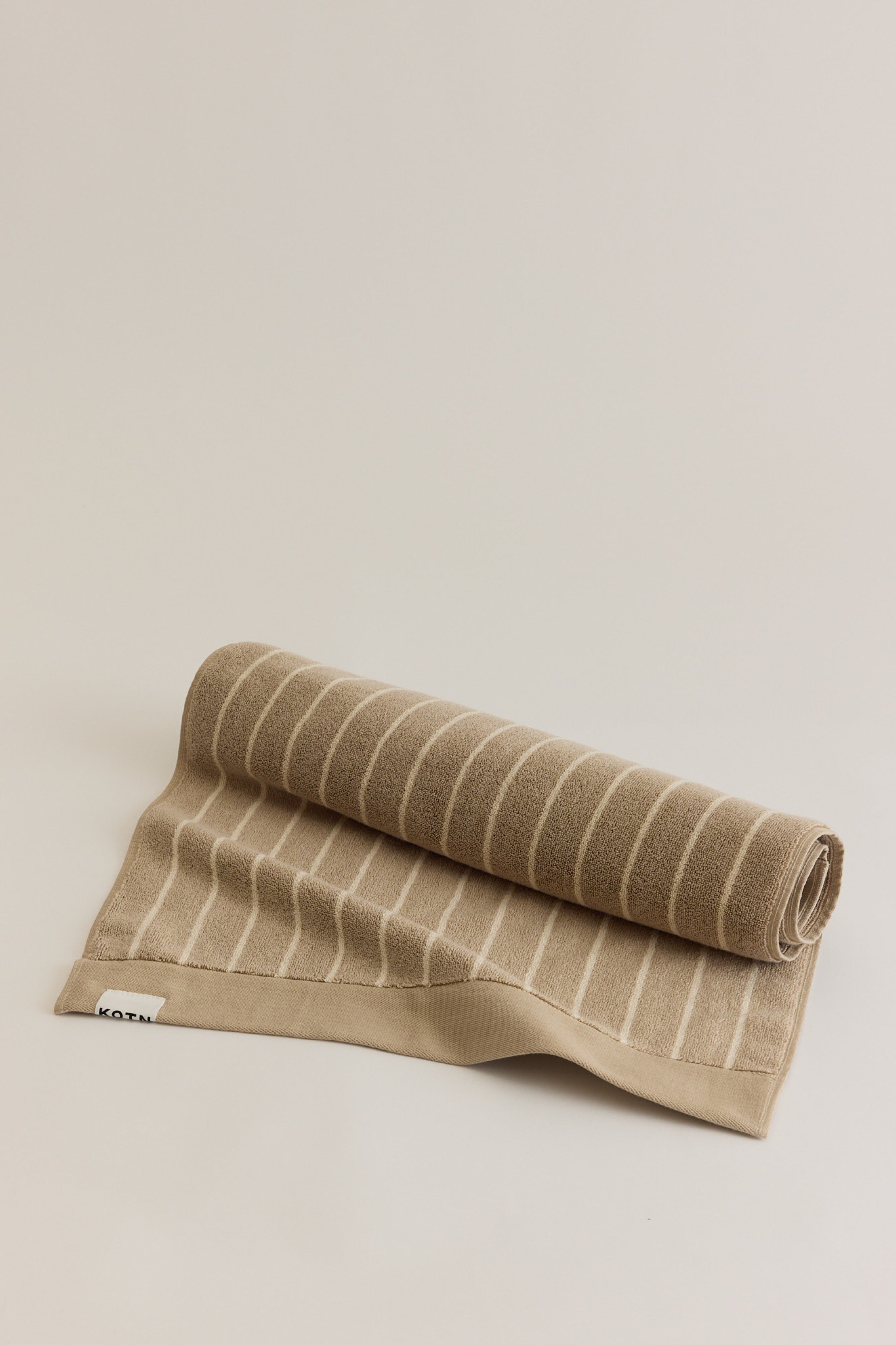 Egyptian Cotton Bath Mat in Natural/Cashmere