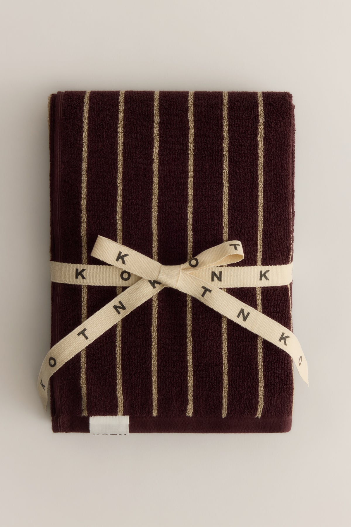 Egyptian Cotton Bath Sheet in Chocolate Plum/Cashmere