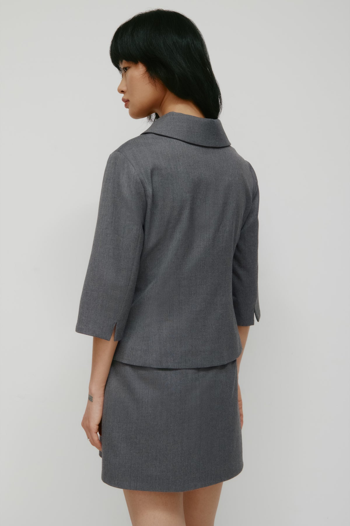 Veste Anisa pour femme en mélange anthracite