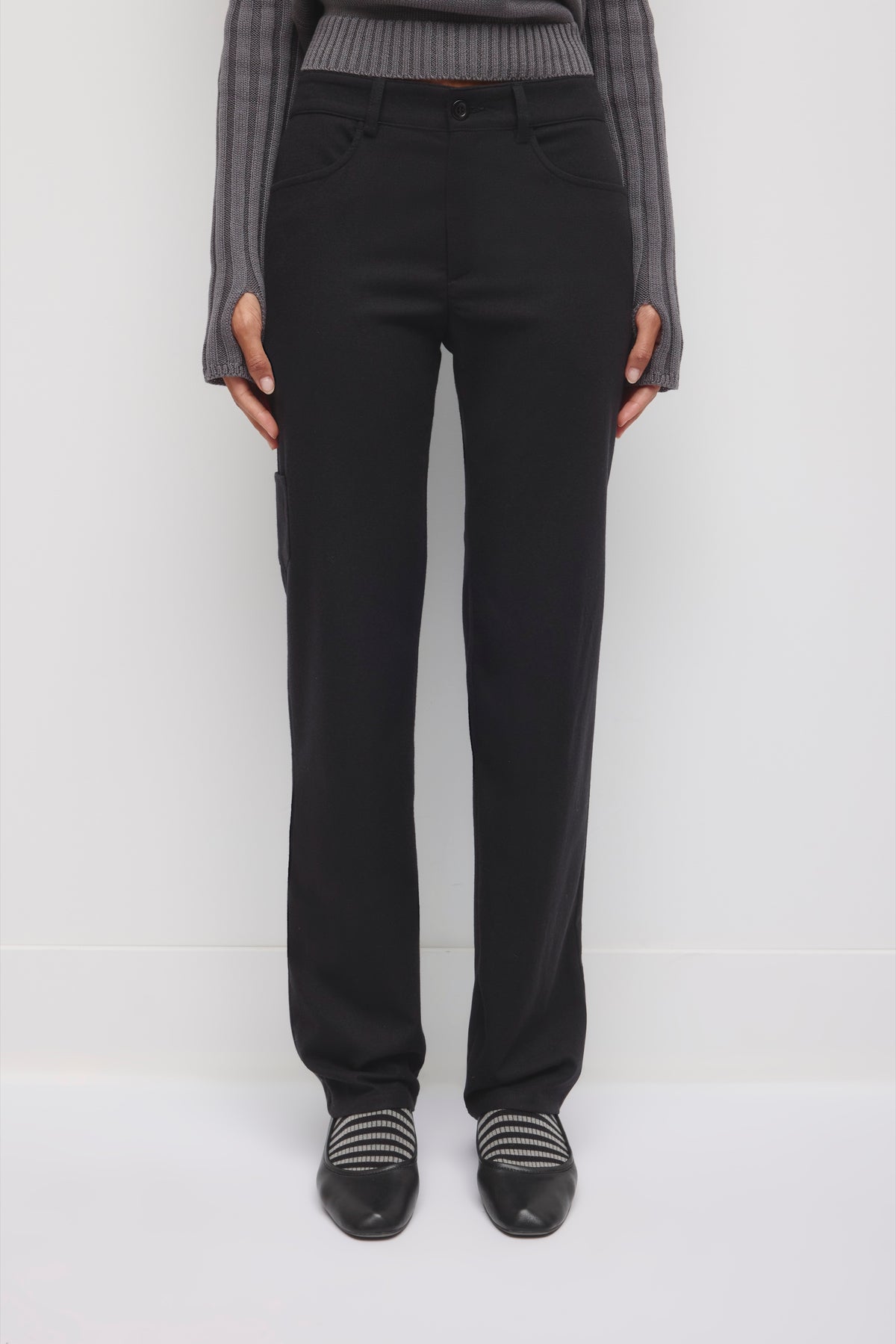 Pantalon Azali pour femme en noir