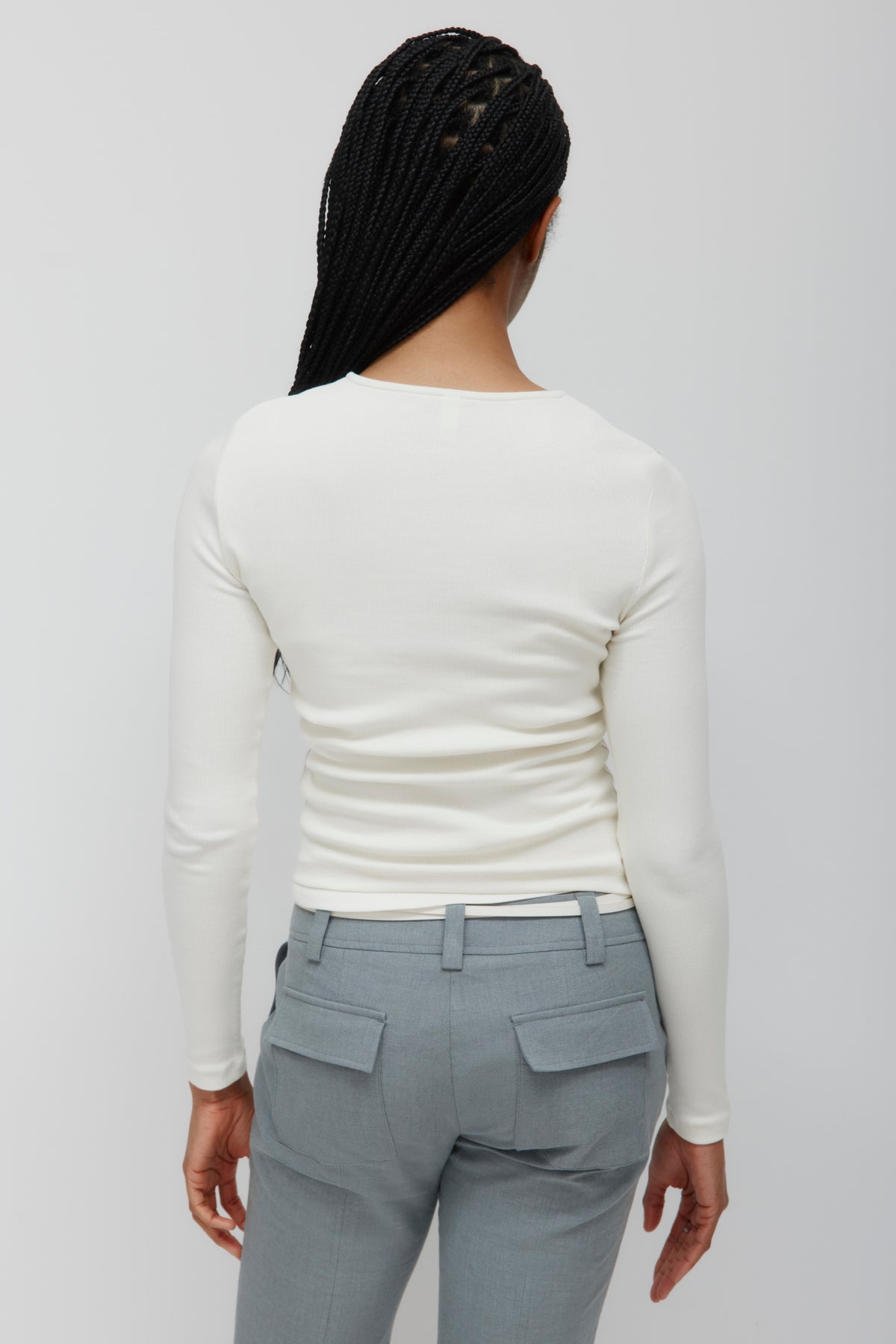 Cardigan à col ras du cou pour femmes en guimauve