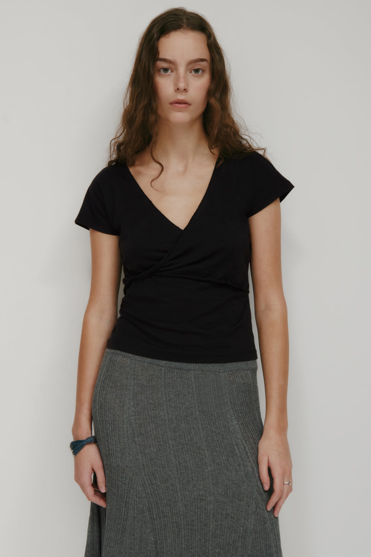 Model is 5’9” and is wearing a size S.