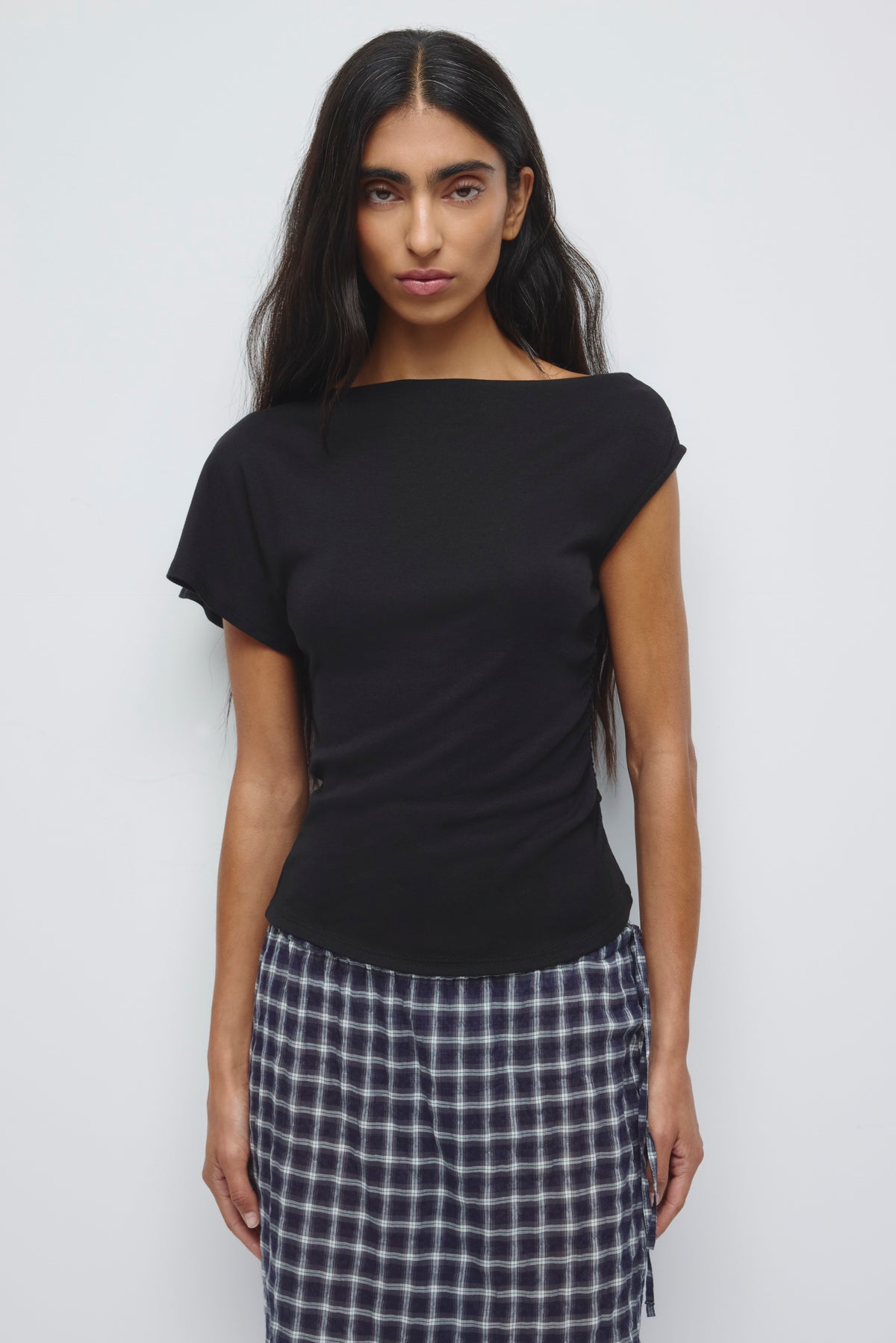 Model is 5’8” and is wearing a size XS.