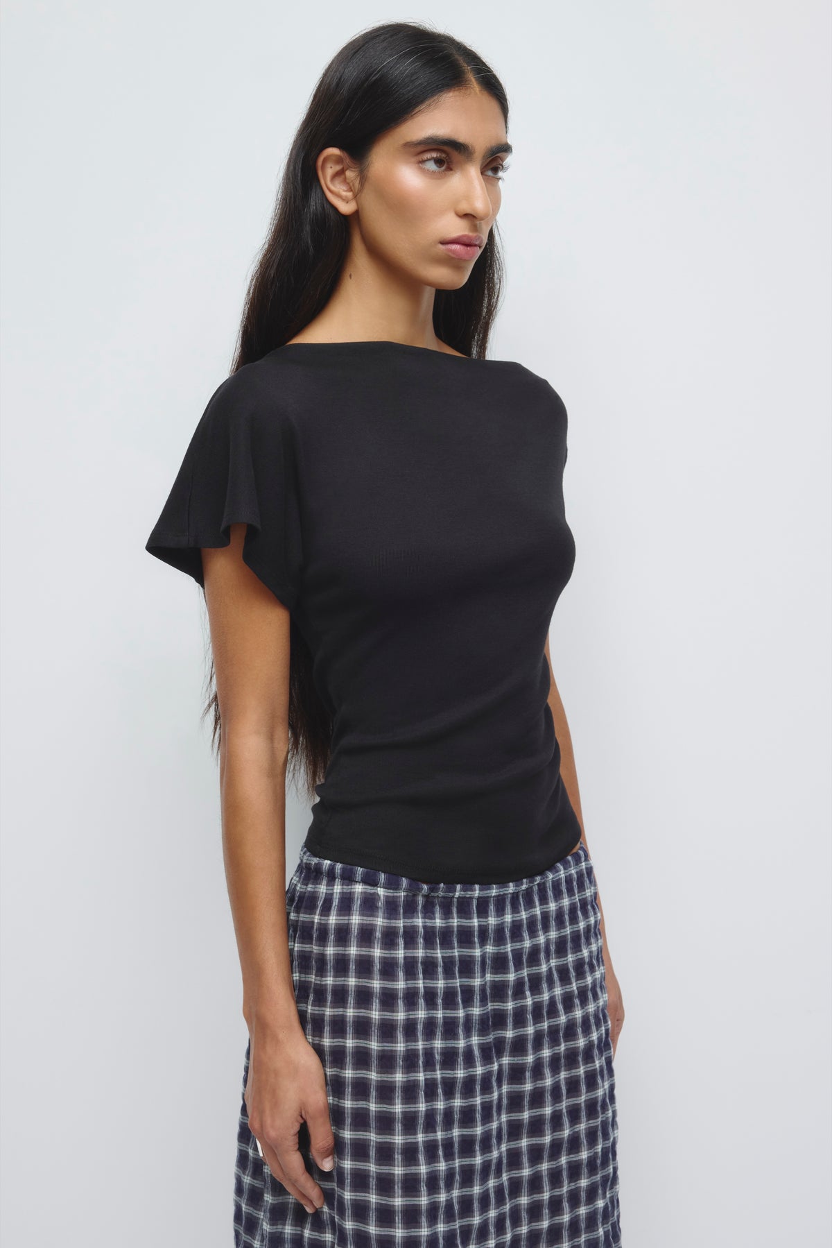 Women's Dana Asymmetric Top in Black