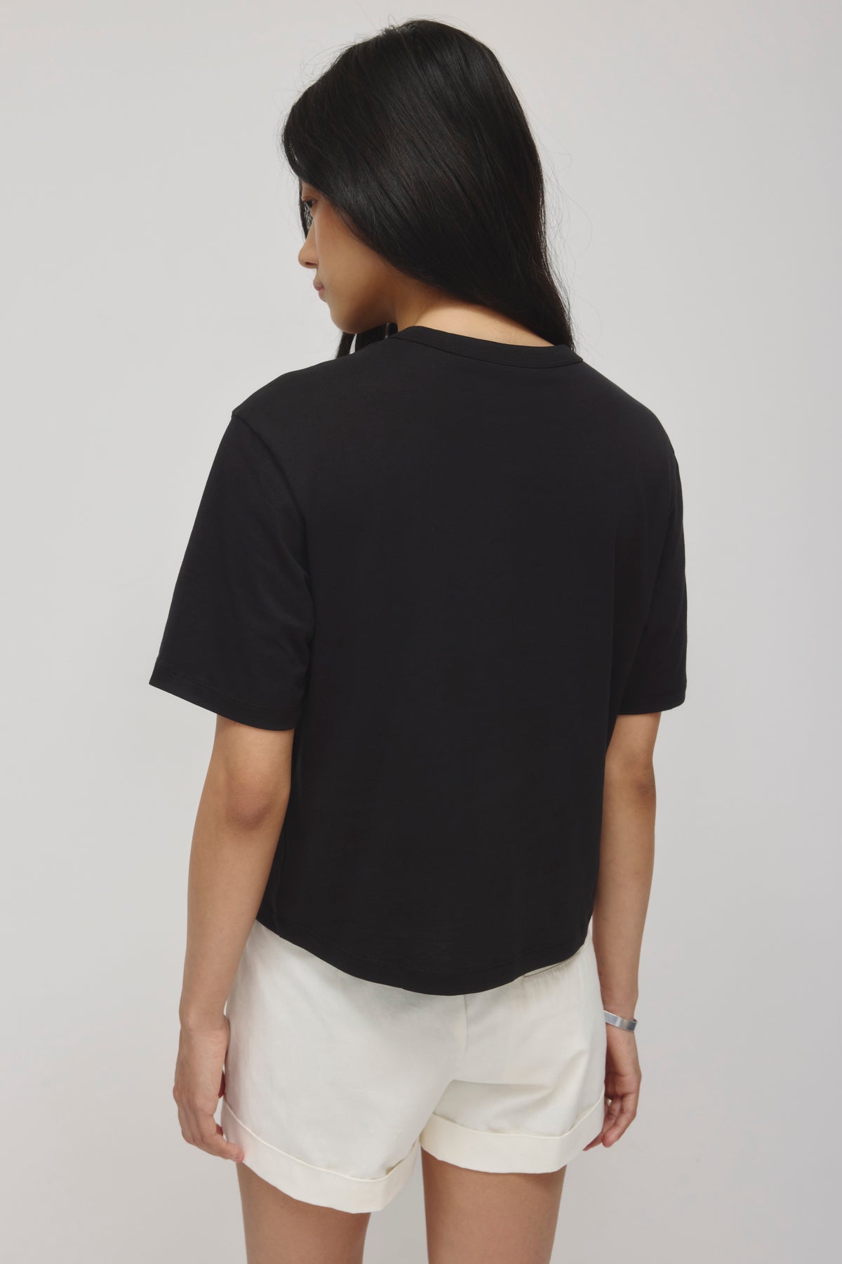 T-shirt Easy Crew Femme en noir