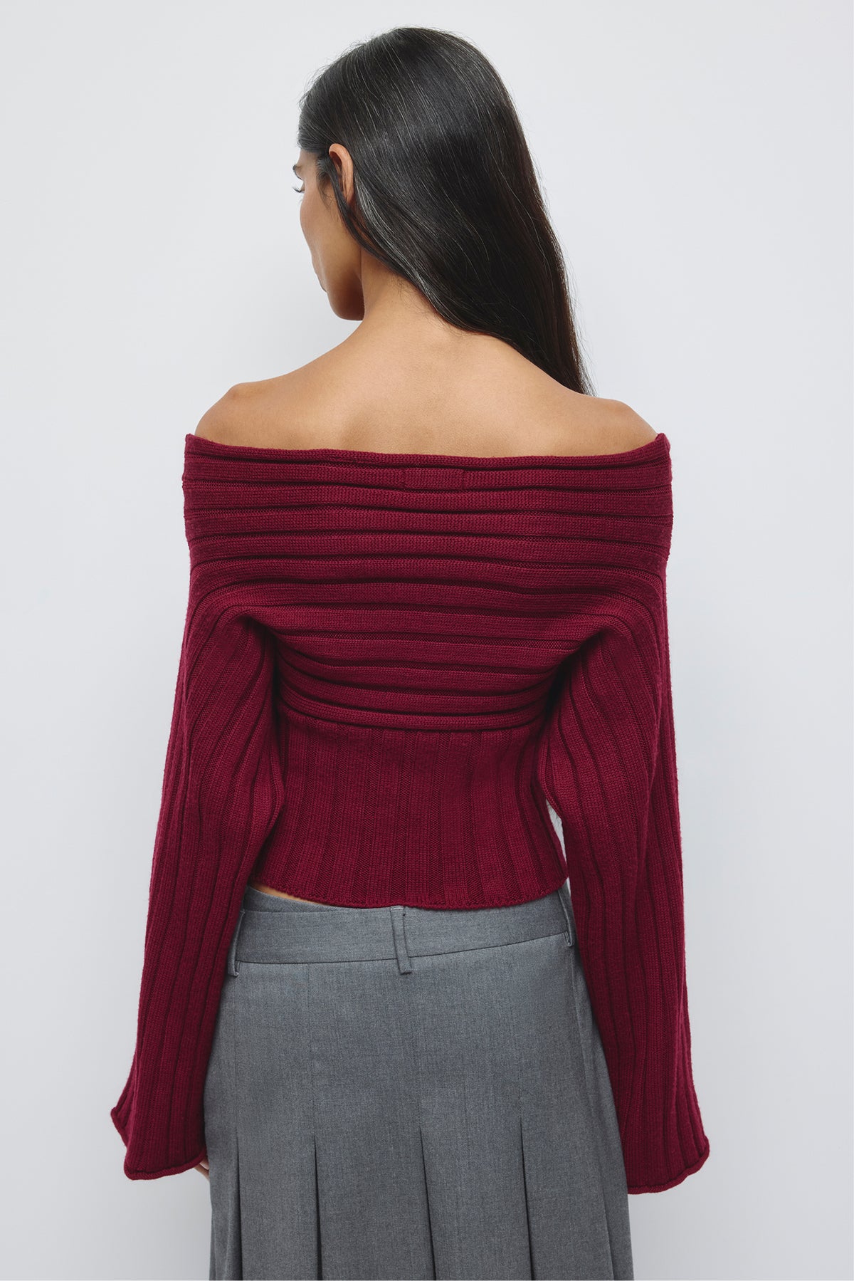 Women's Elina Convertible Sweater in Tawny Port