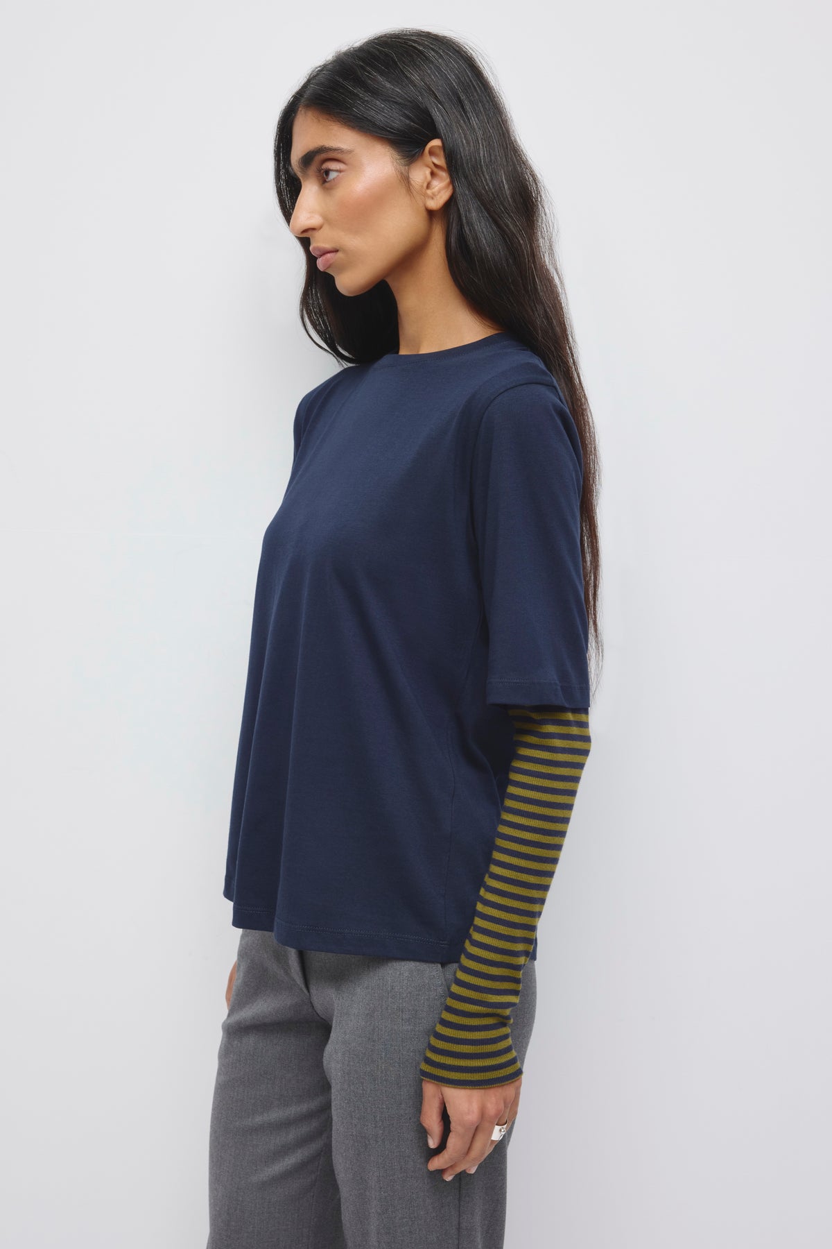 Women's Everyday Crew in Deep Ocean