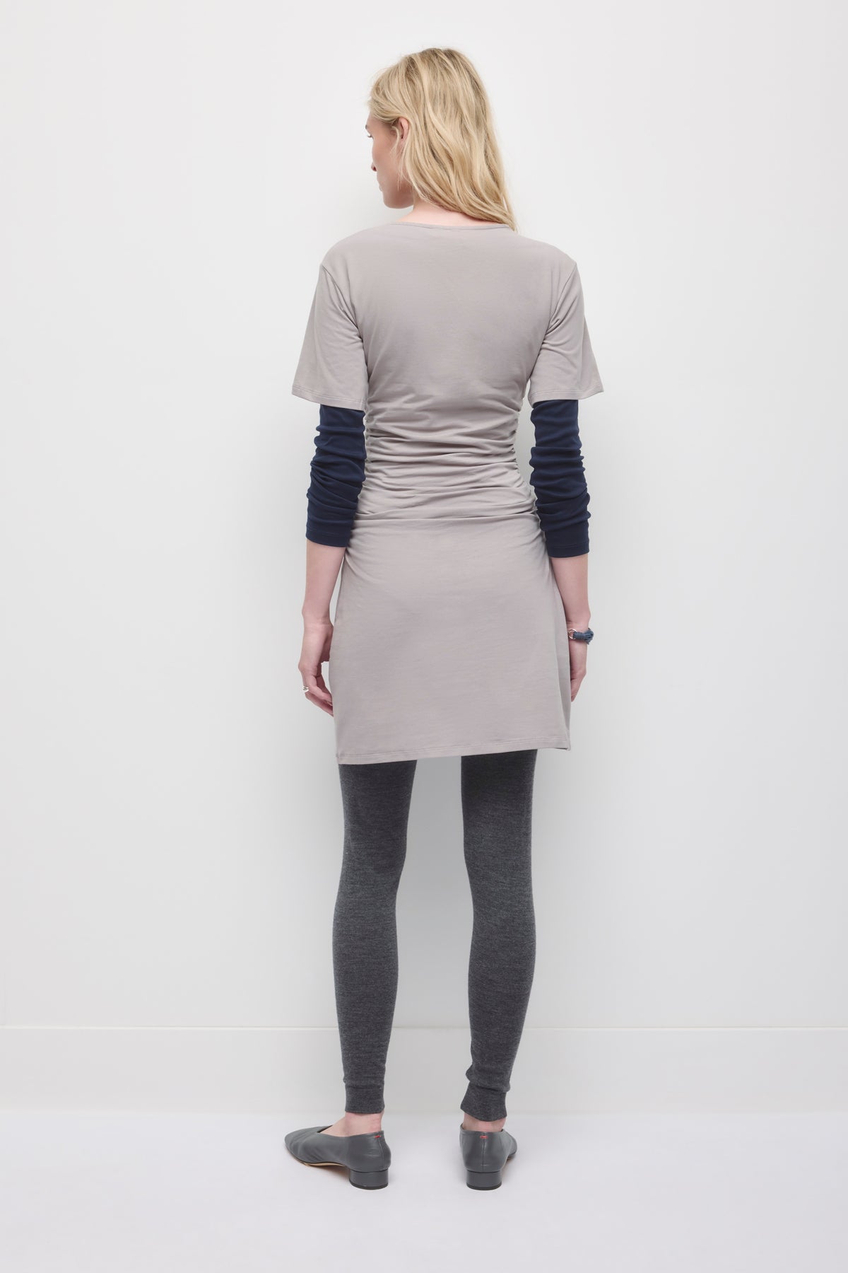 Women's Ghina V-Neck Dress in Gypsum