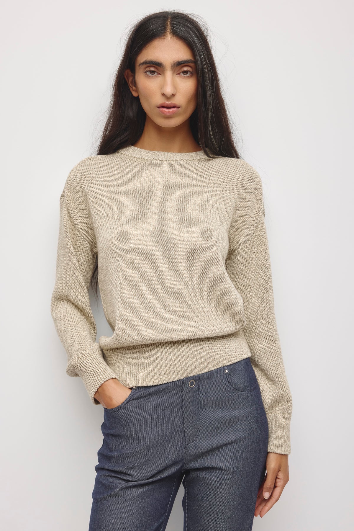 Model is 5’9” and is wearing a size S.