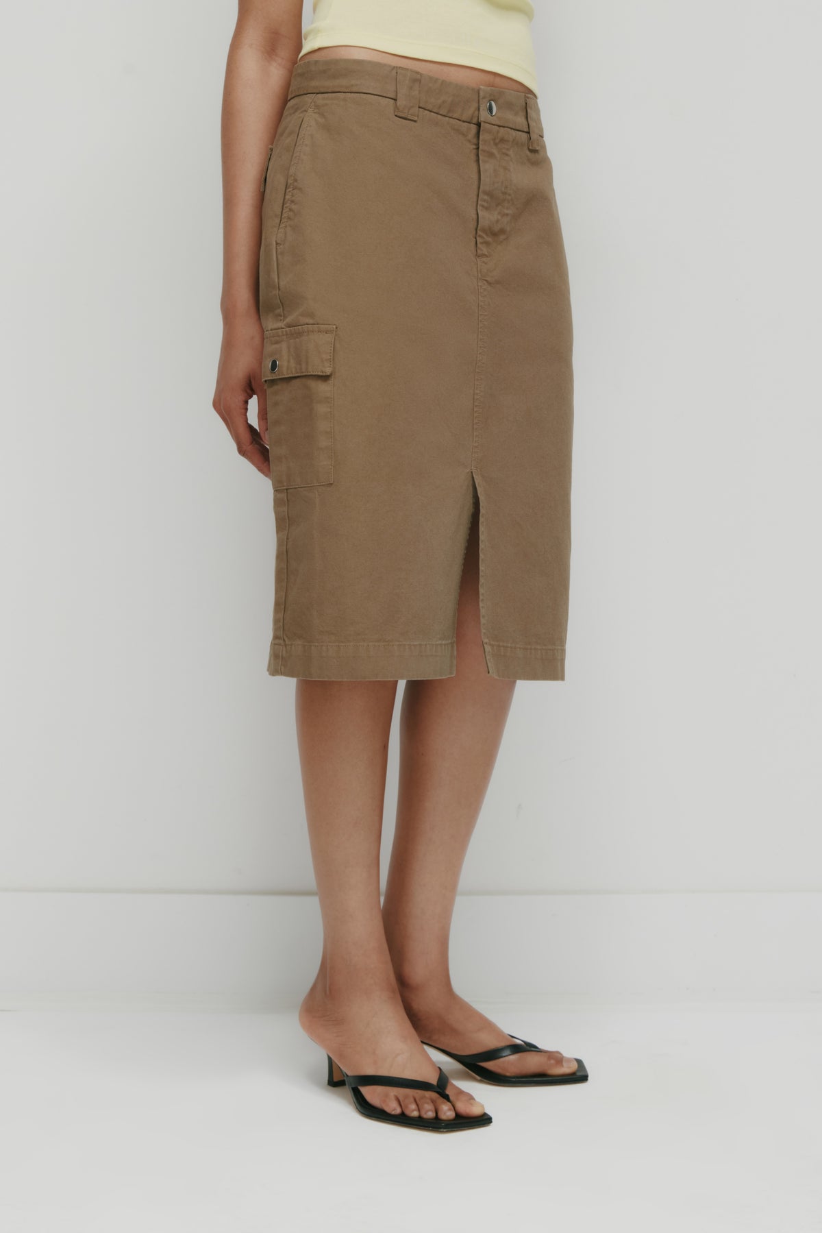 Jupe Heka pour femme en brun kaki