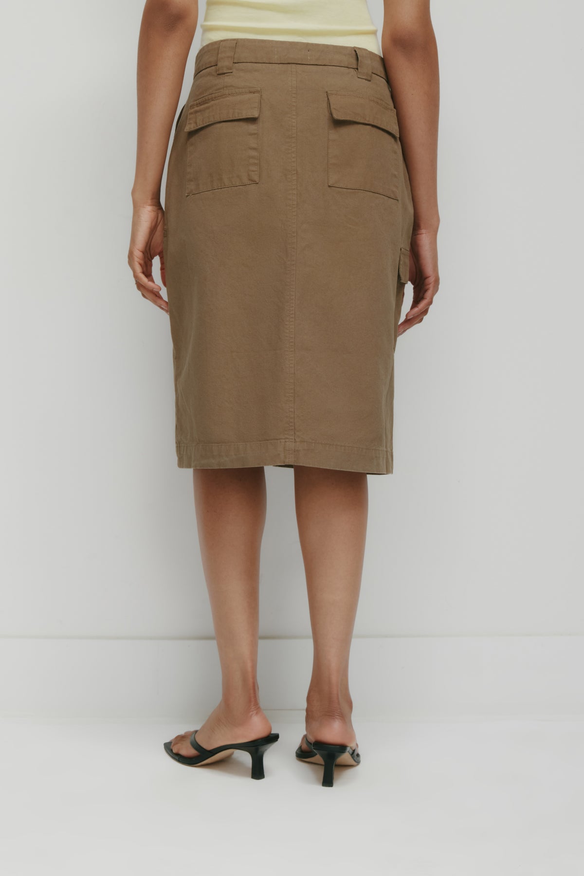 Jupe Heka pour femme en brun kaki