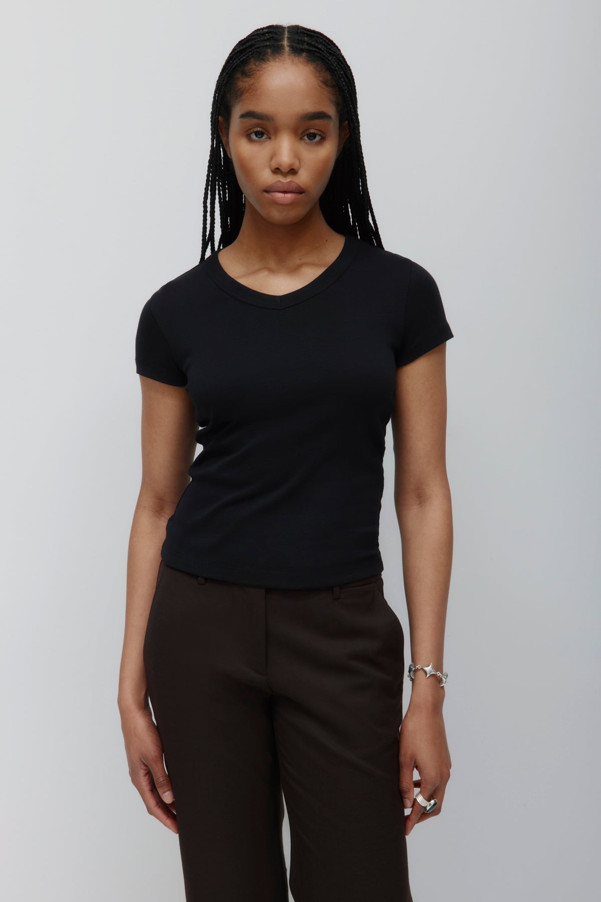 Model is 5’8” and is wearing a size XS.