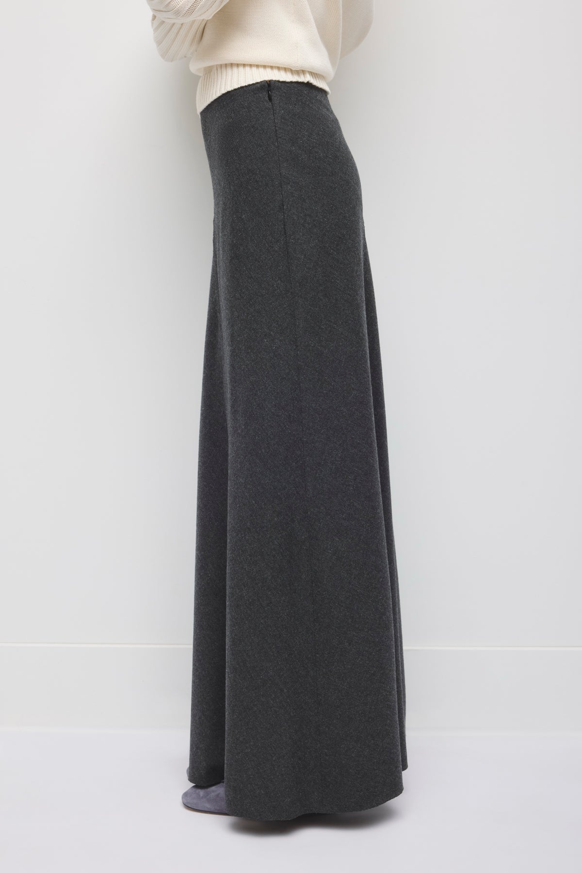 Women's Lana Skirt in Charcoal Mix