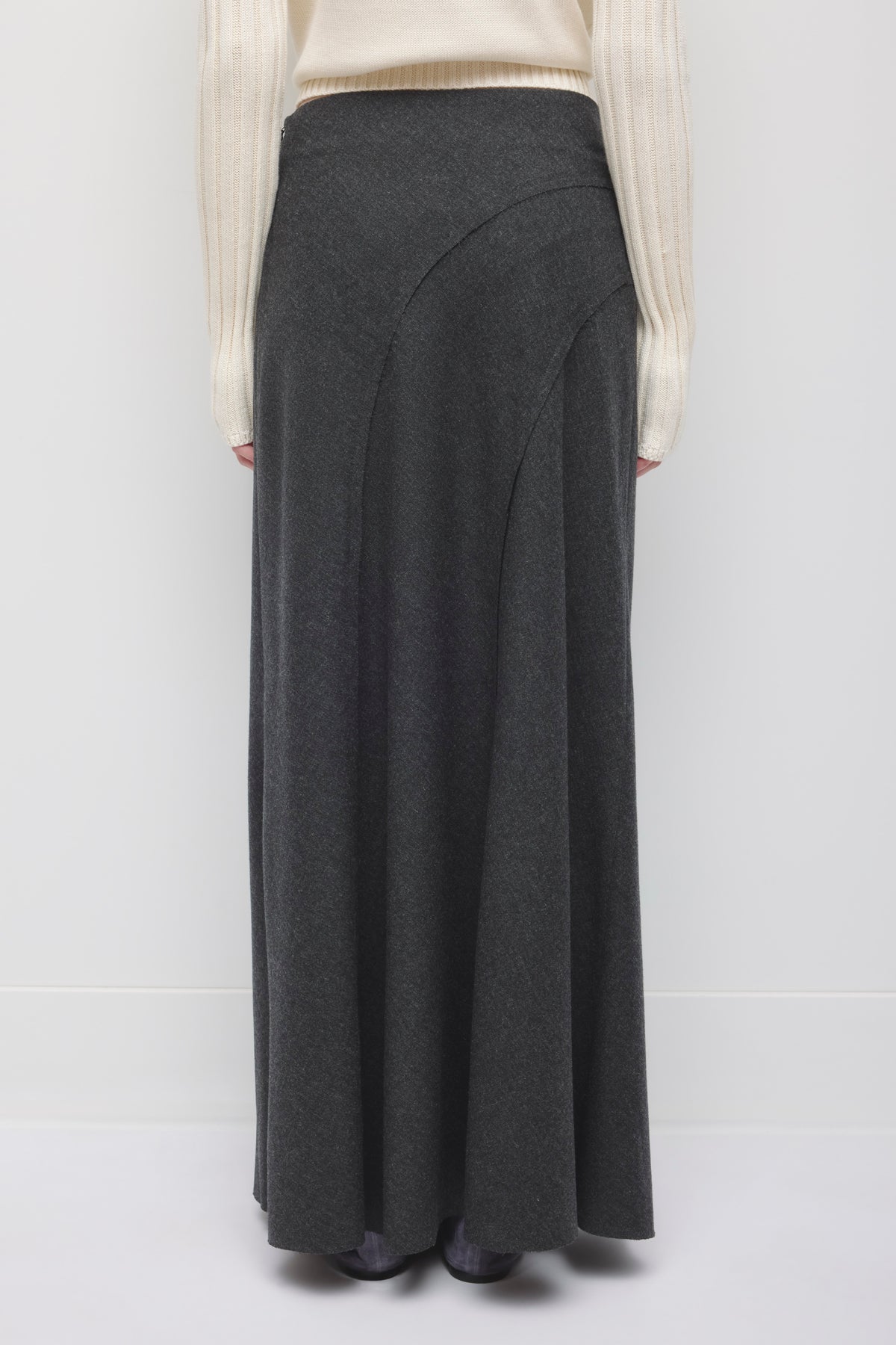 Women's Lana Skirt in Charcoal Mix