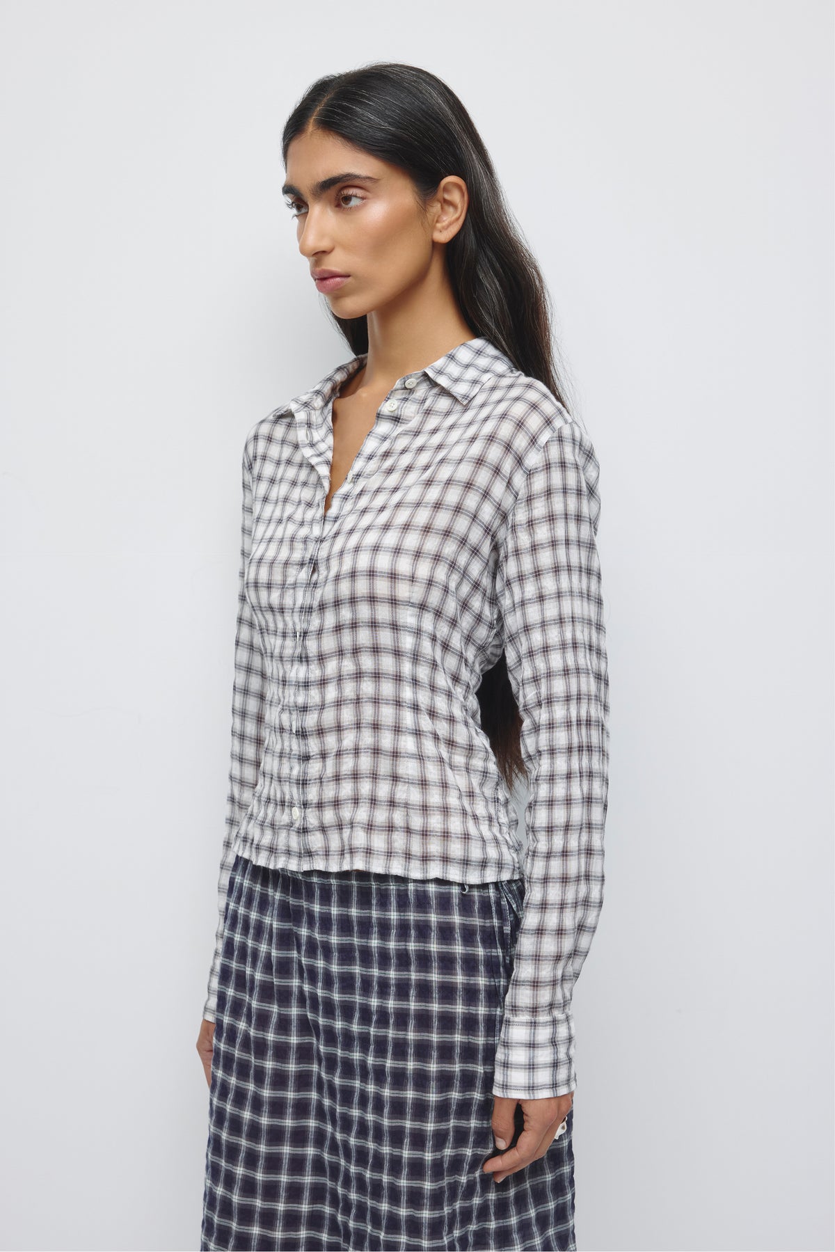 Women's Luma Check Shirt in Thunderstorm Check