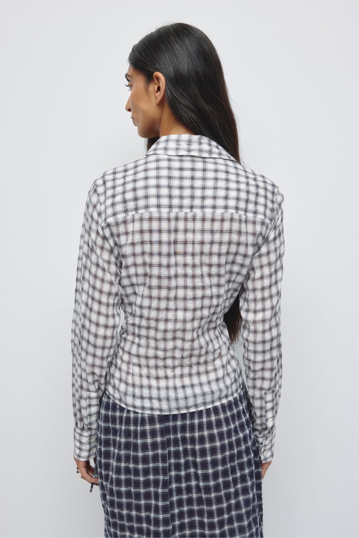 Women's Luma Check Shirt in Thunderstorm Check