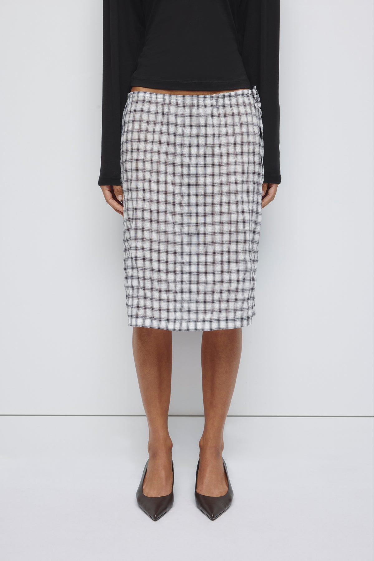 Women's Luma Check Skirt in Thunderstorm Check