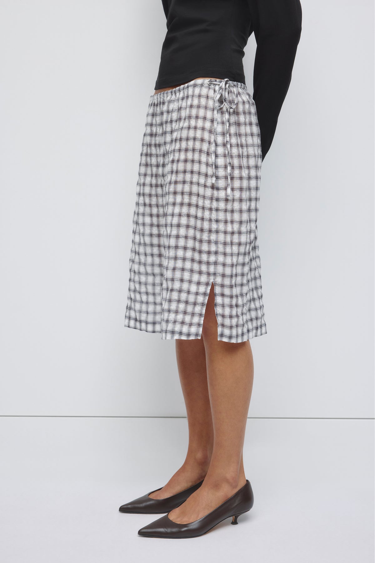 Women's Luma Check Skirt in Thunderstorm Check