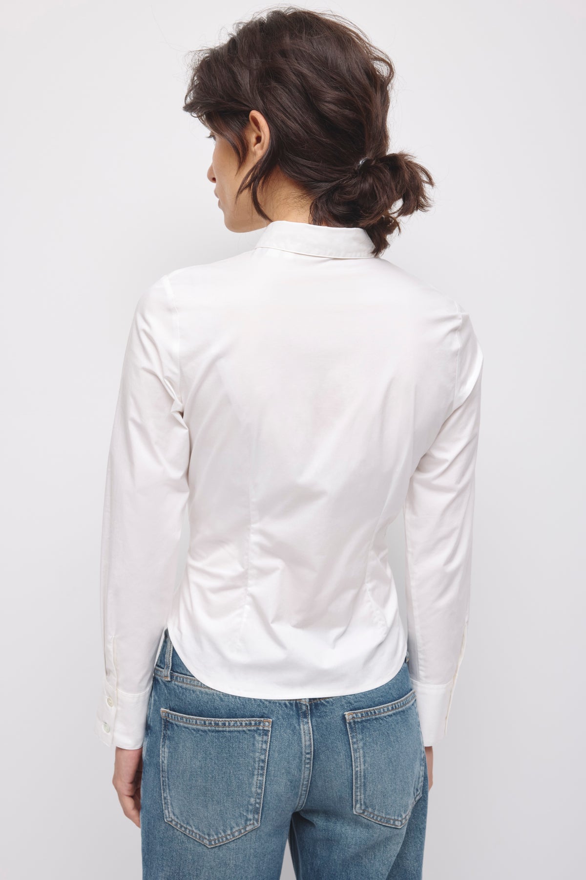 Women's Mahla Fitted Shirt in White