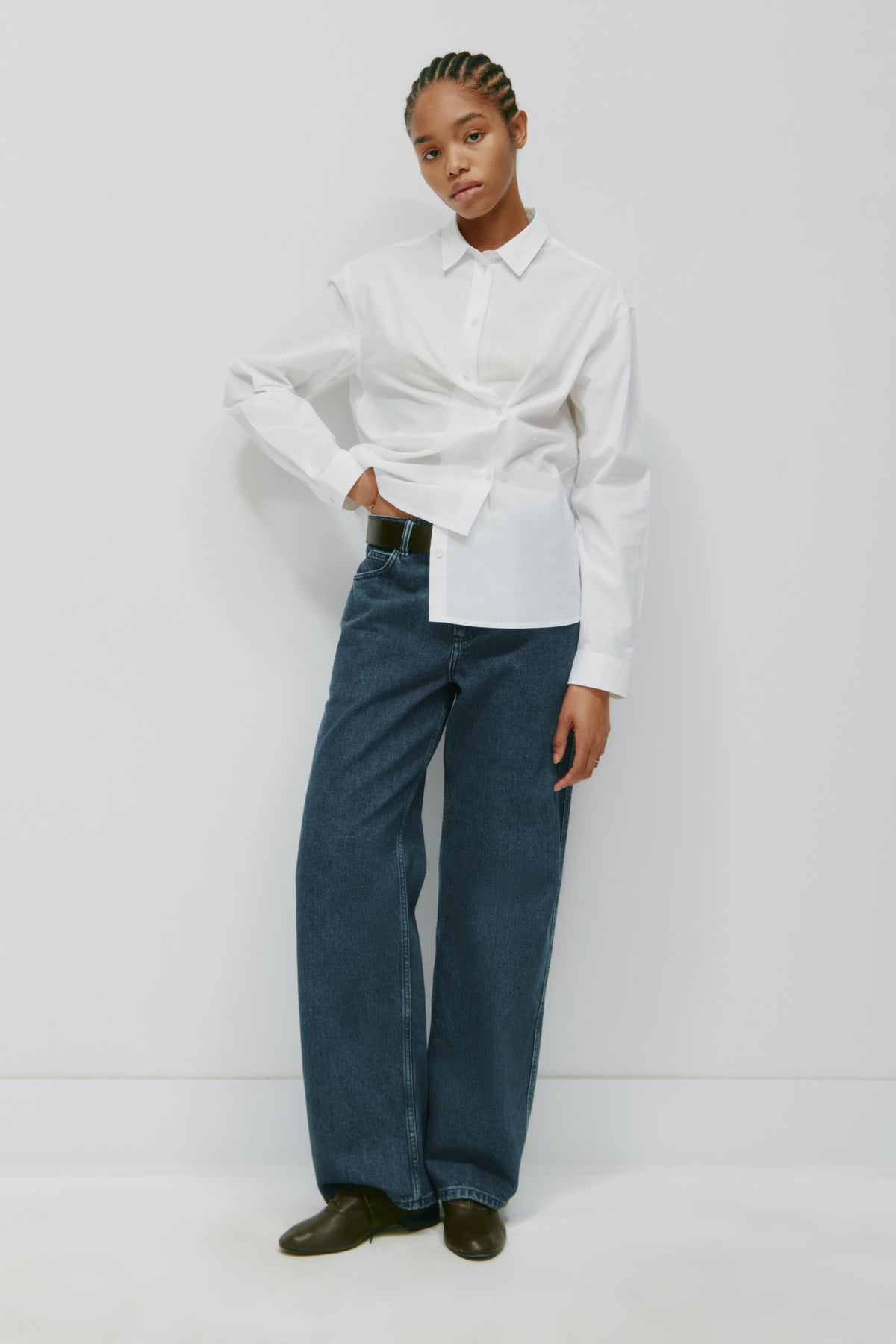 Model is 5’8” and is wearing a size S.