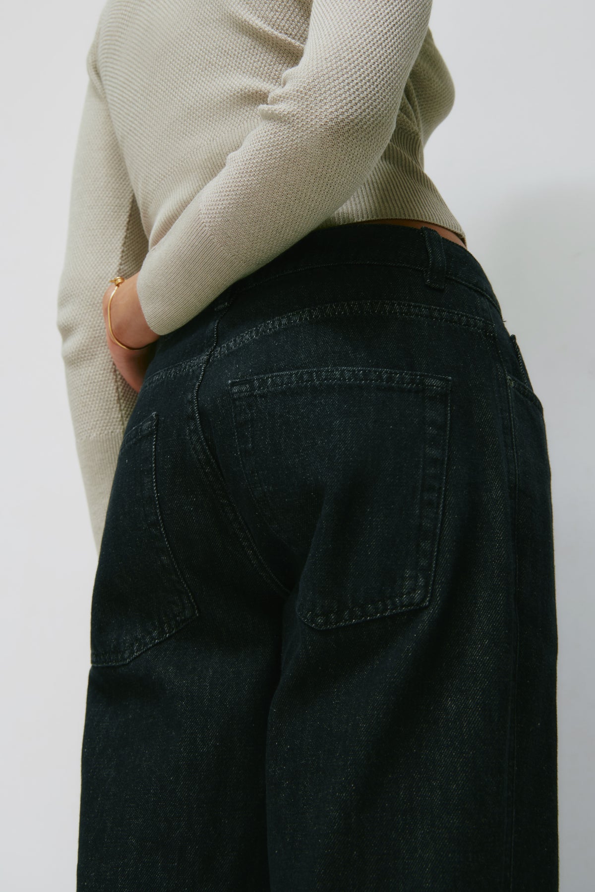 Women's Marfa Denim in Washed Black