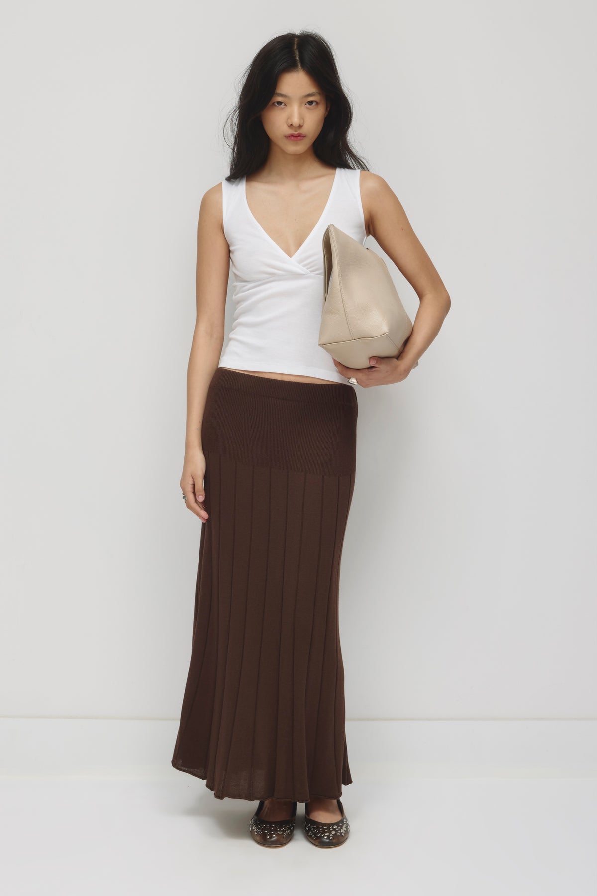 Model is 5’8” and is wearing a size XS.