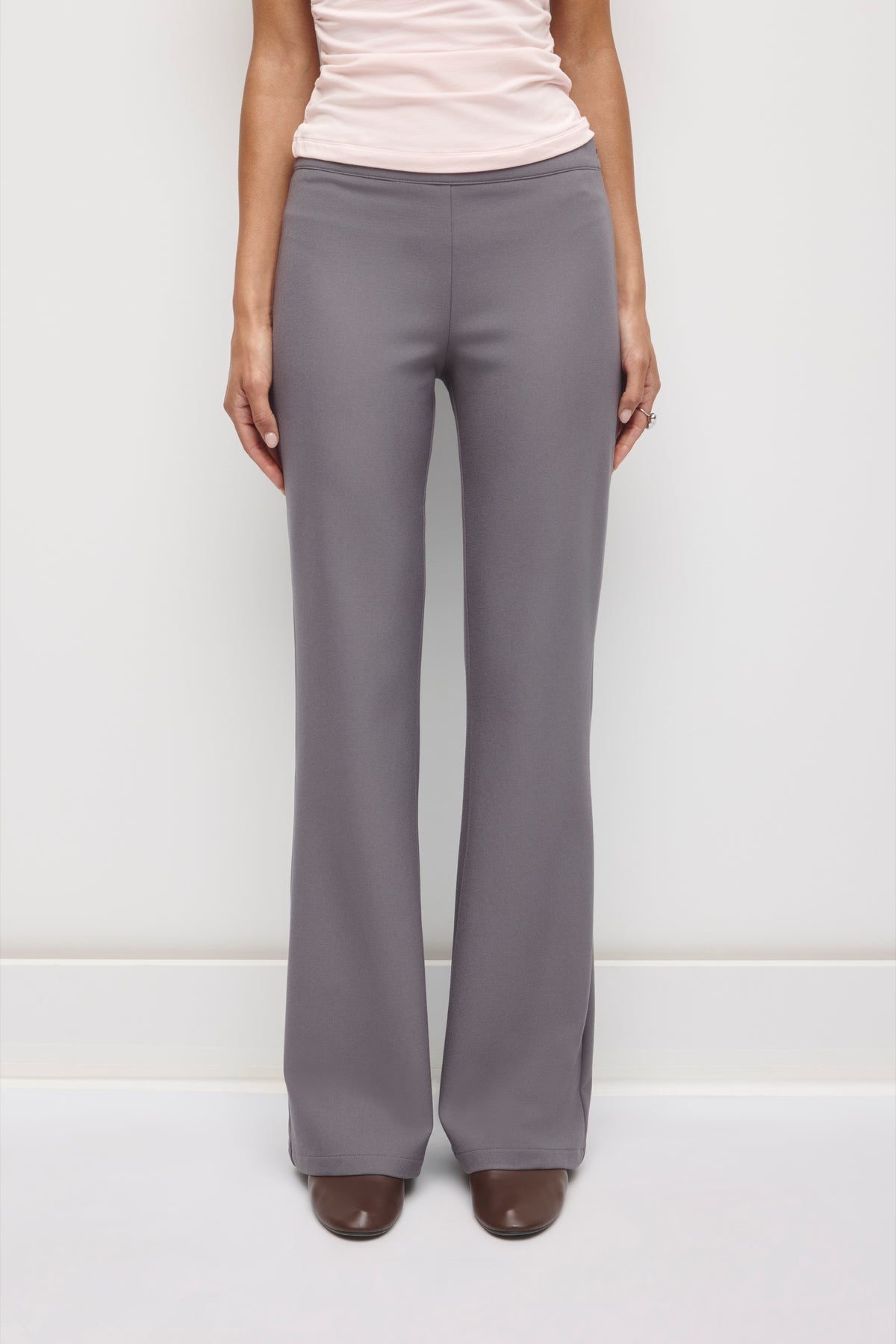Pantalon Mira à devant plat pour femme en orage